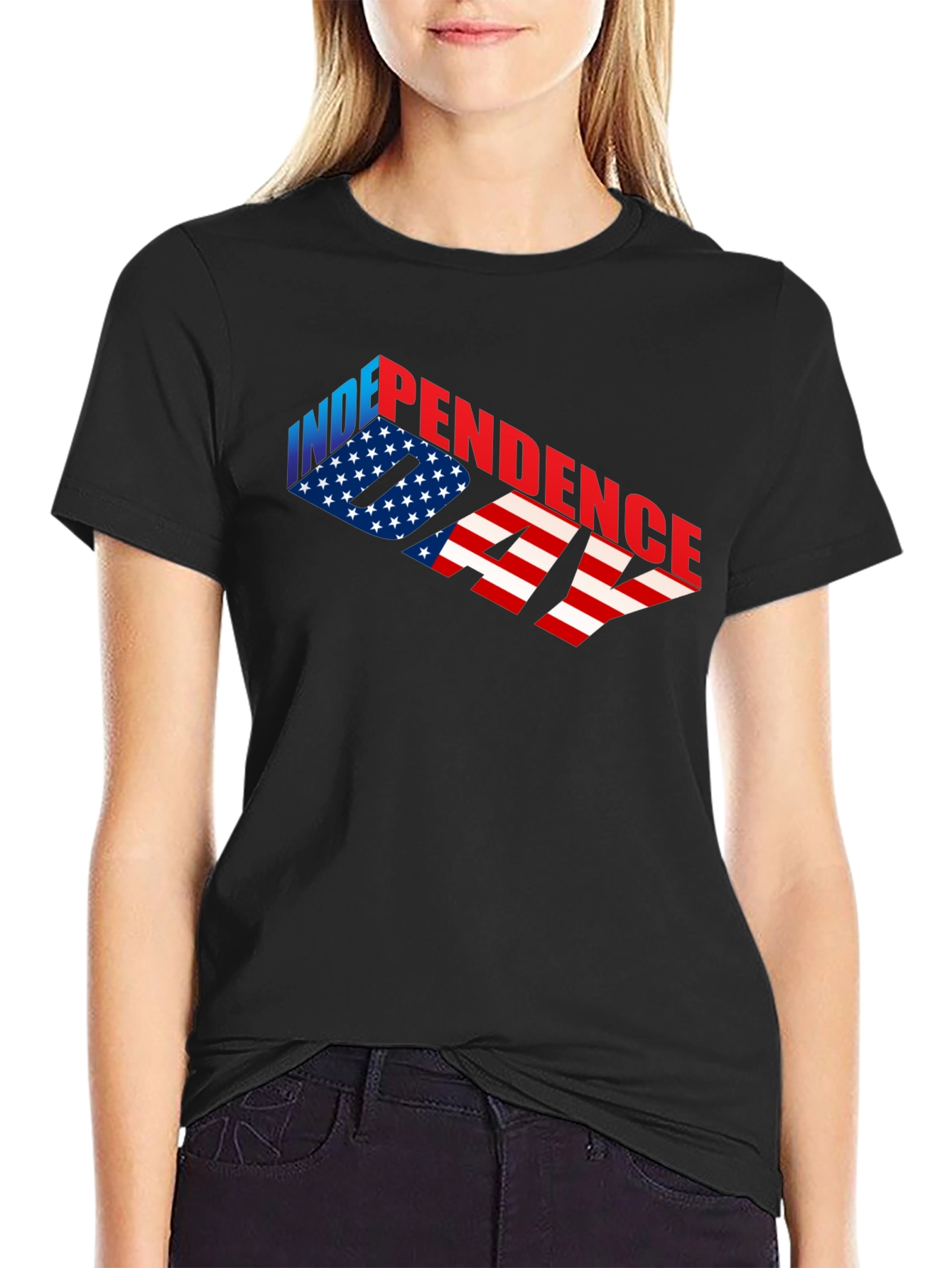 Independence Day Graphic T-Shirt - USA Patriotic Tee