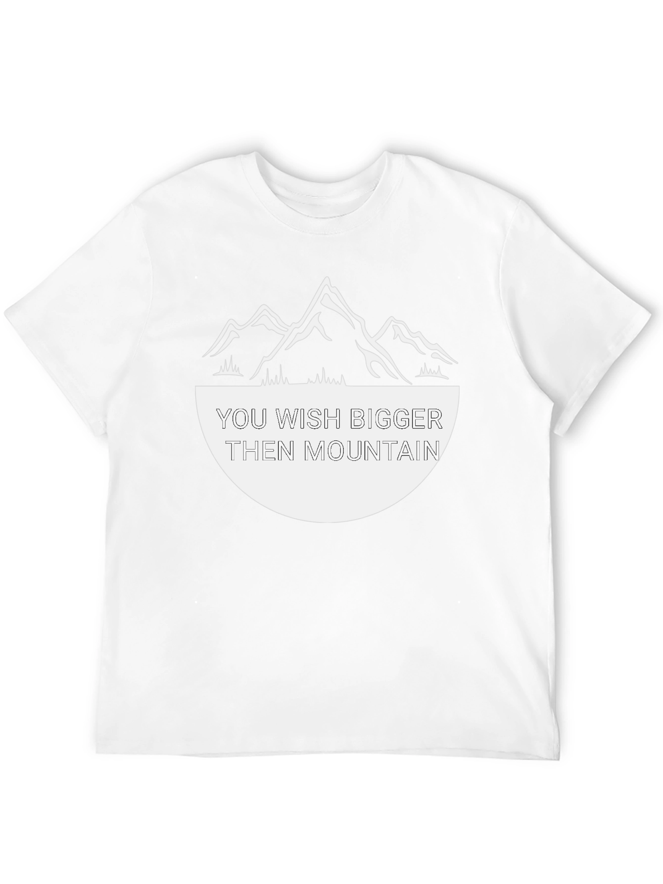 Mountain Graphic Tee - You Wish Bigger
