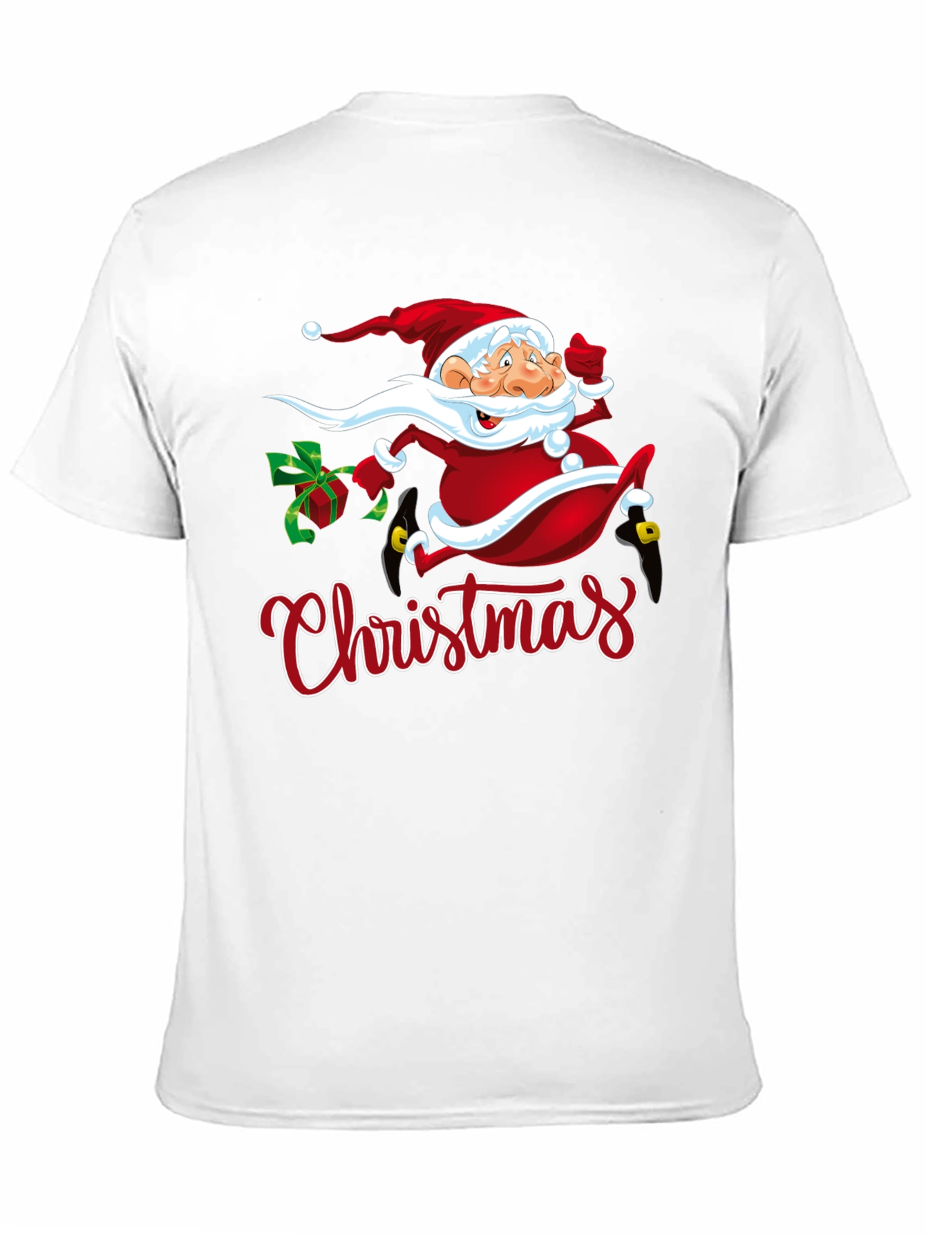 Festive Christmas Santa Graphic T-Shirt