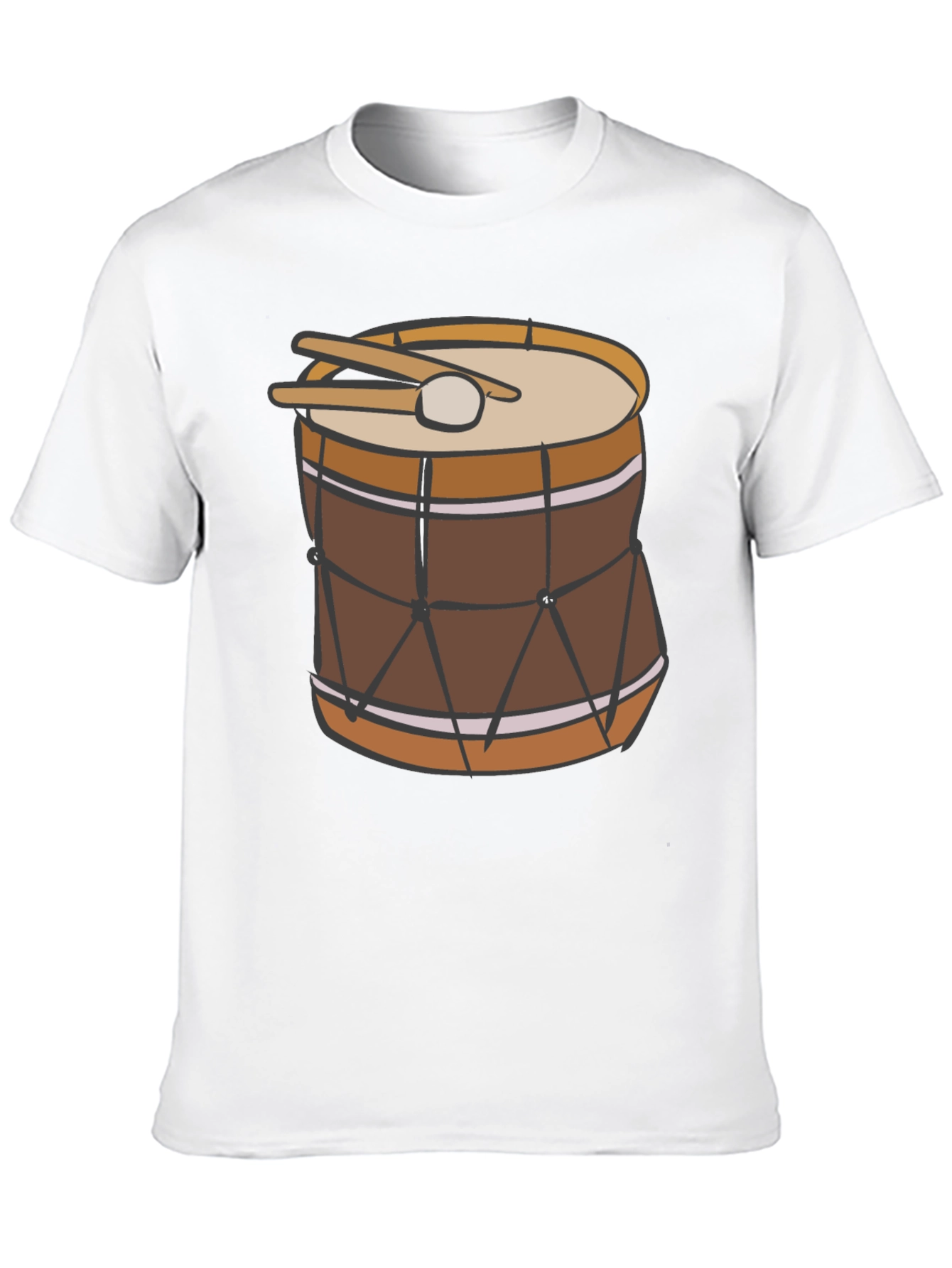 Drum Graphic Black T-Shirt