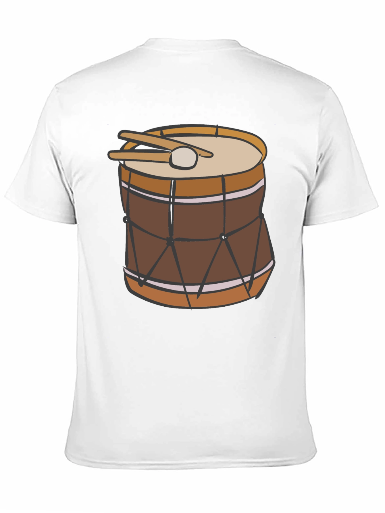 Drum Graphic Black T-Shirt
