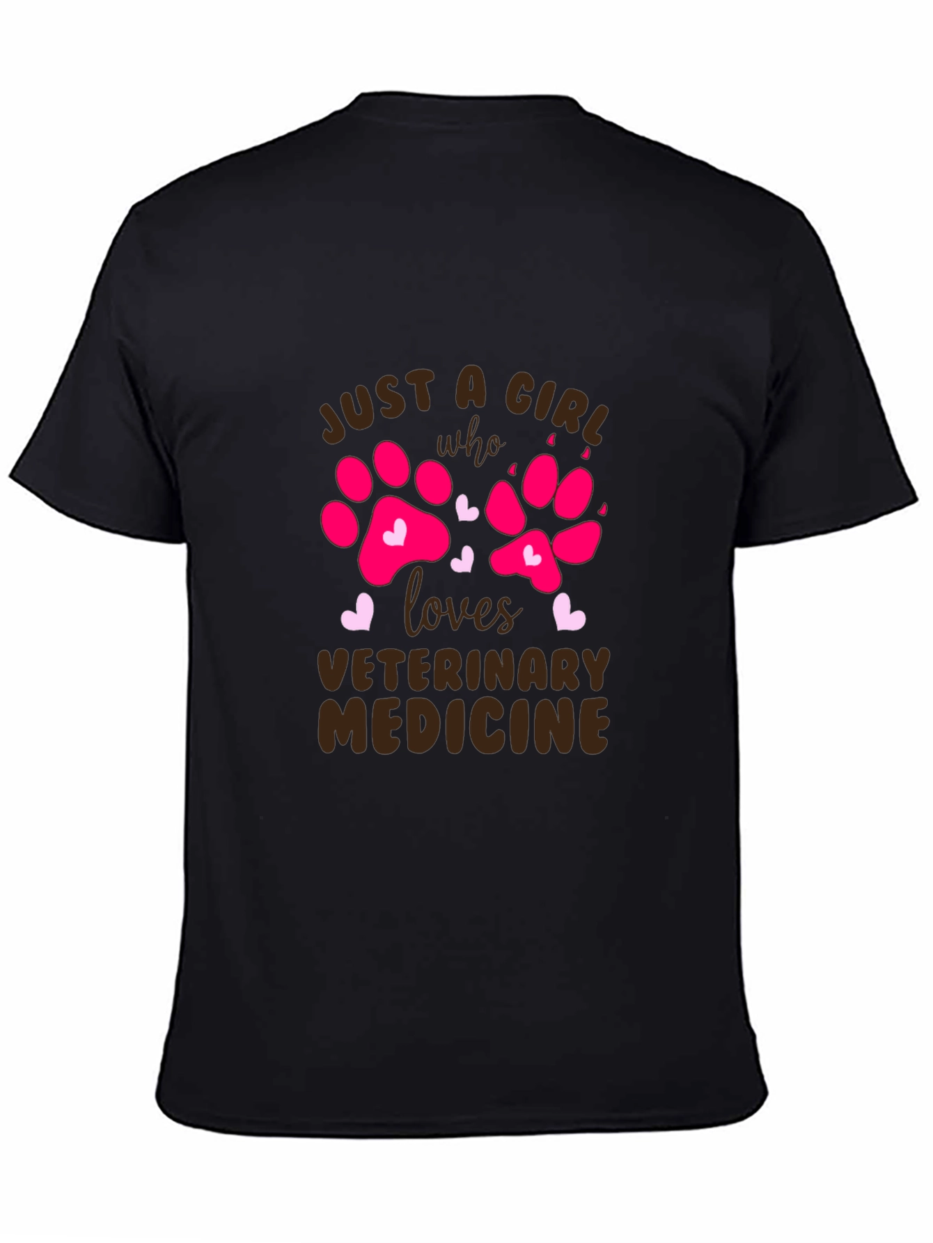 Veterinary Medicine Paw Print T-Shirt