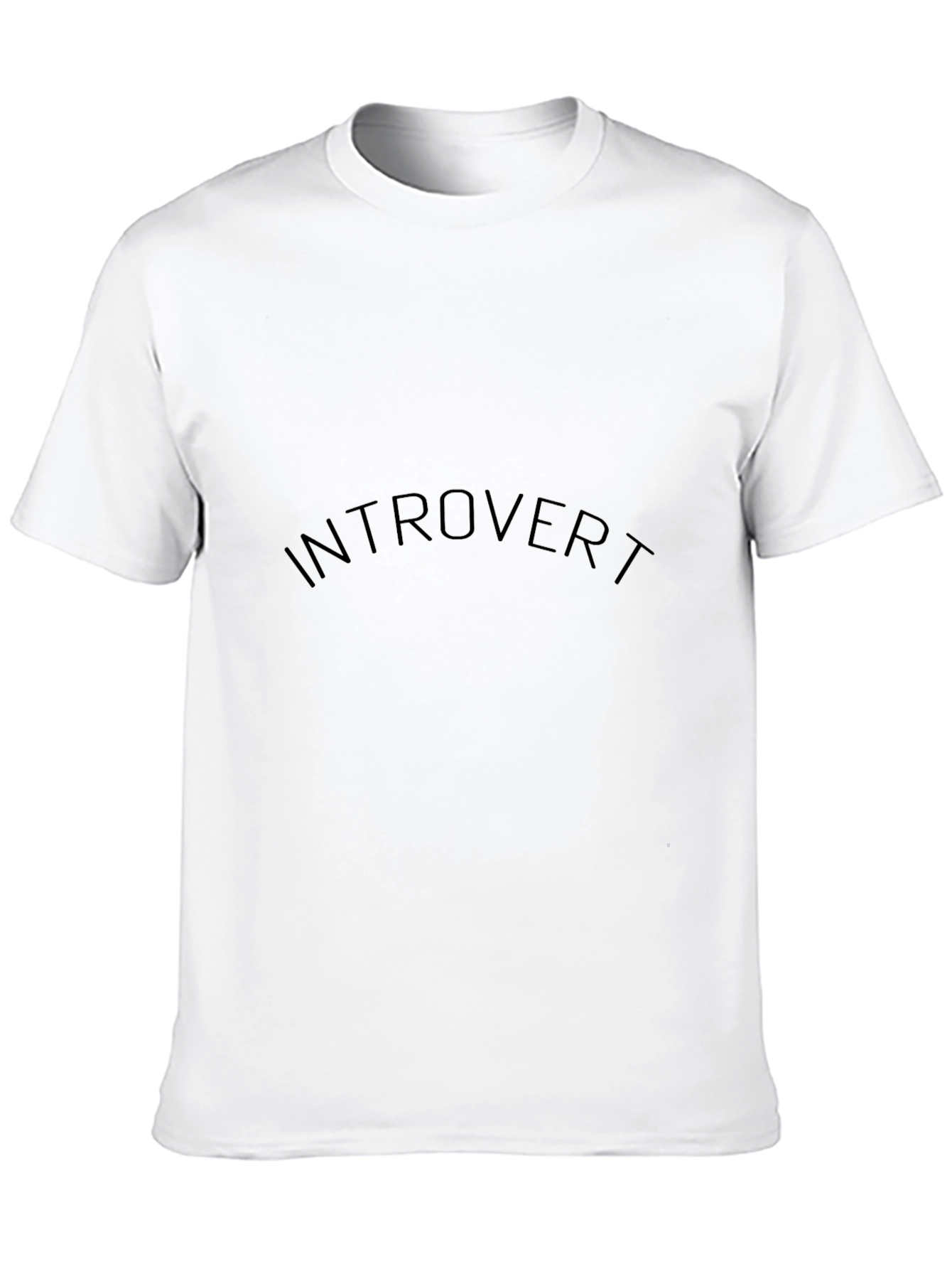 Introvert Graphic Tee - Classic Black Comfort