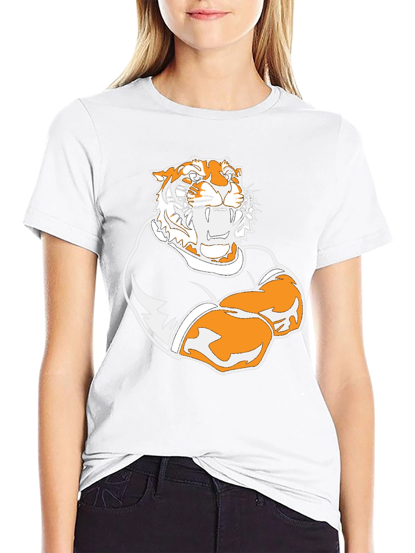 Tiger Graphic Black T-Shirt