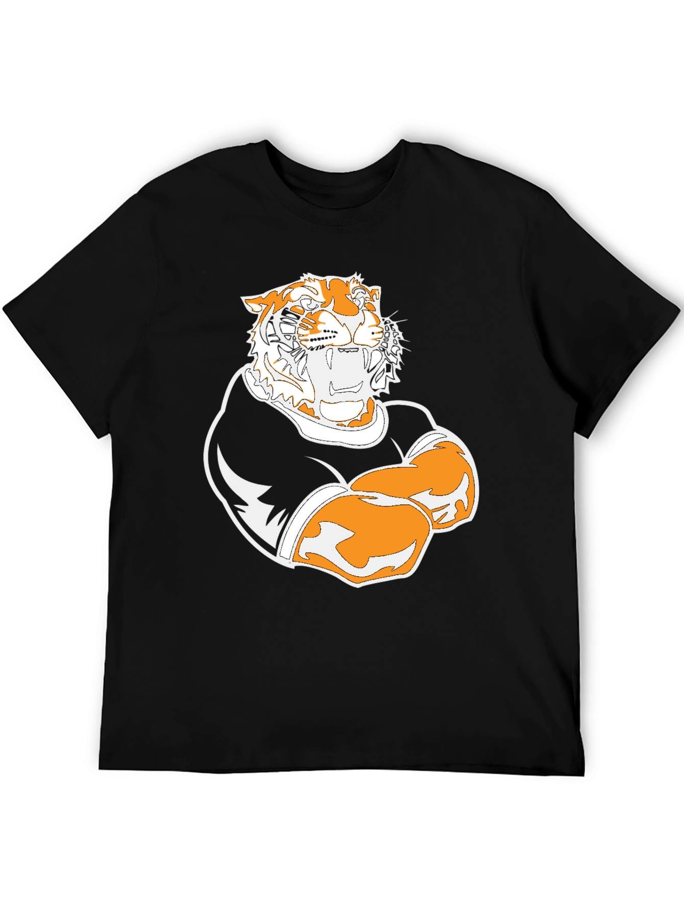 Tiger Graphic Black T-Shirt