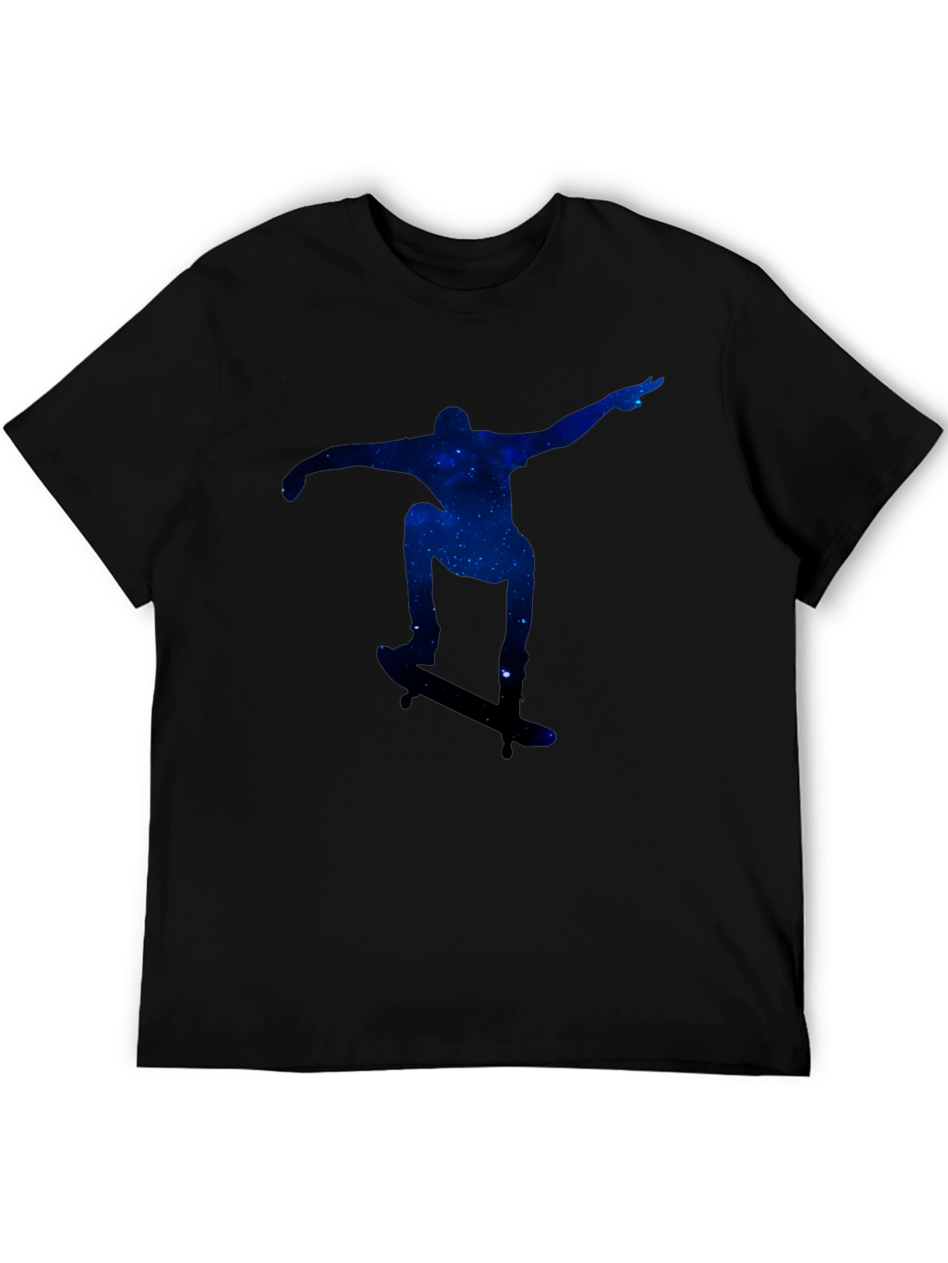 Galaxy Skater Black T-Shirt