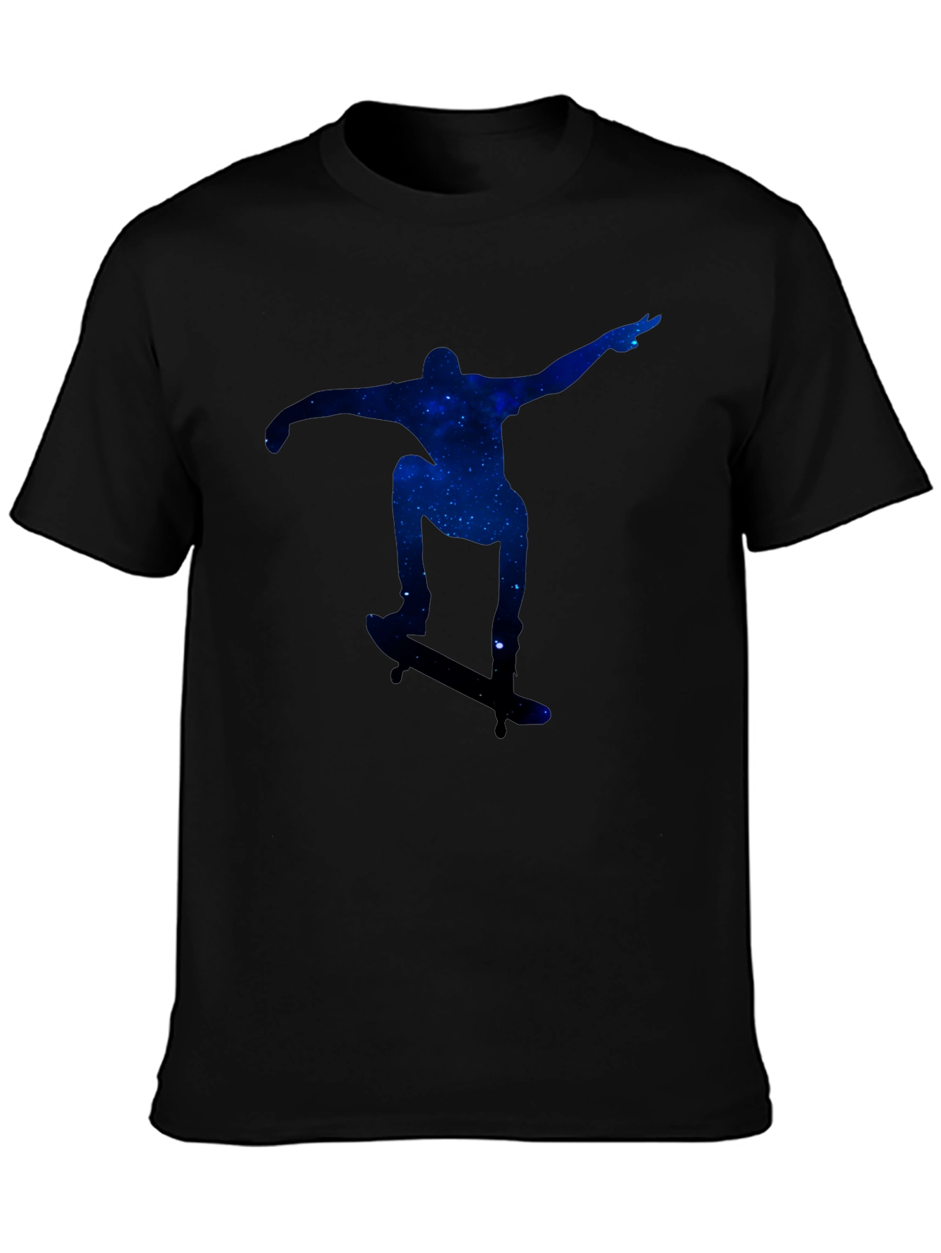 Galaxy Skater Black T-Shirt