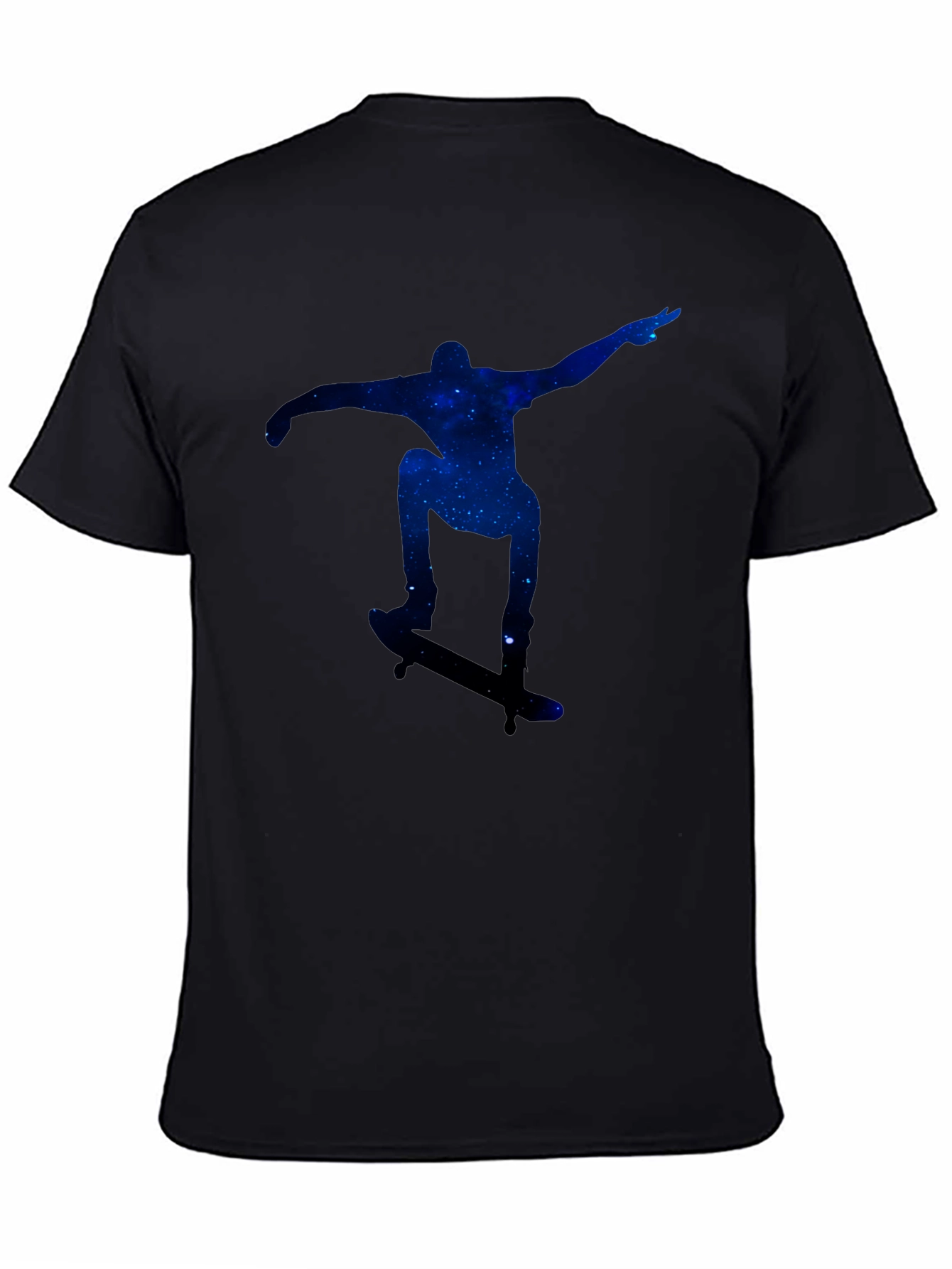 Galaxy Skater Black T-Shirt