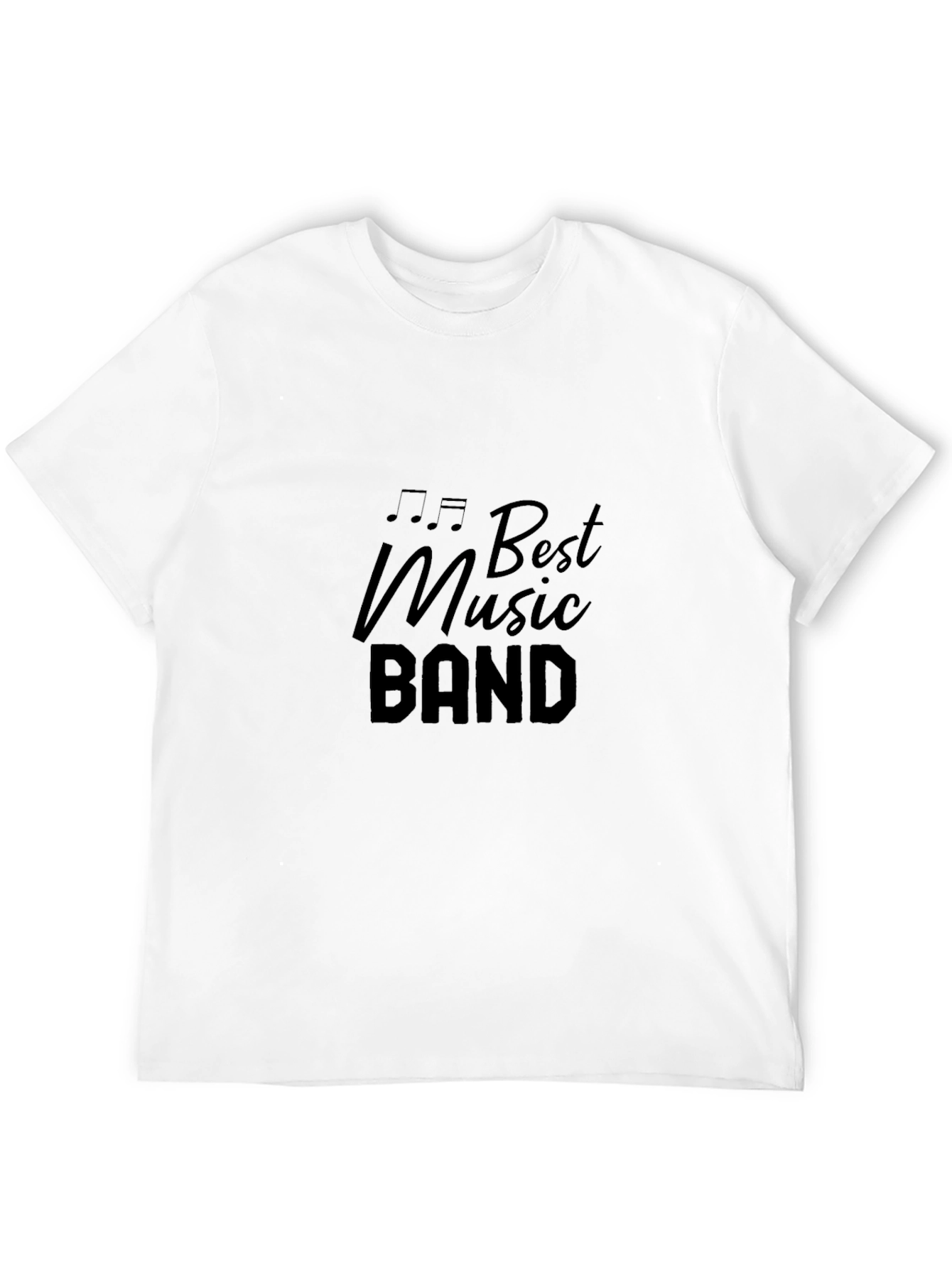 Best Music Band T-Shirt - Black Cotton Tee