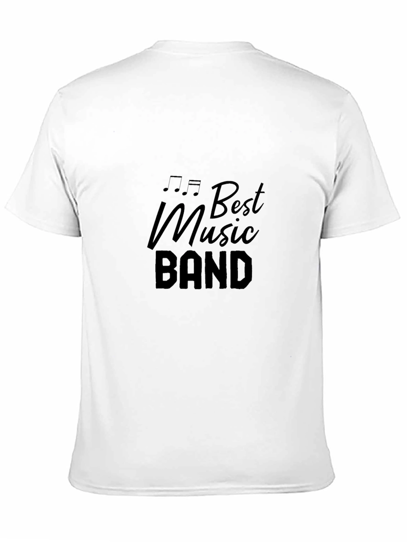Best Music Band T-Shirt - Black Cotton Tee