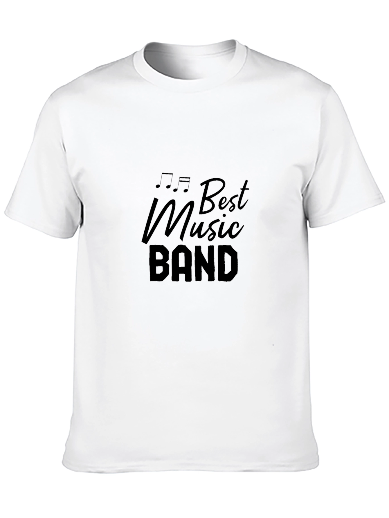 Best Music Band T-Shirt - Black Cotton Tee