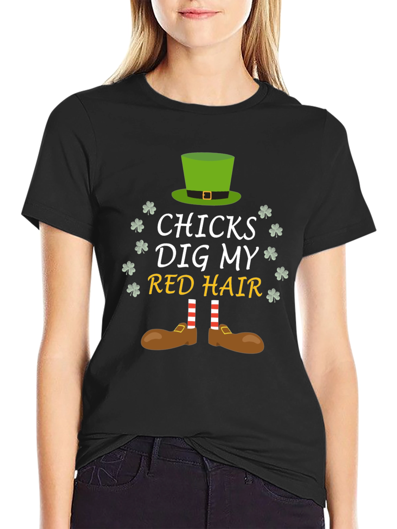 Chicks Dig My Red Hair St. Patricks Day T-Shirt