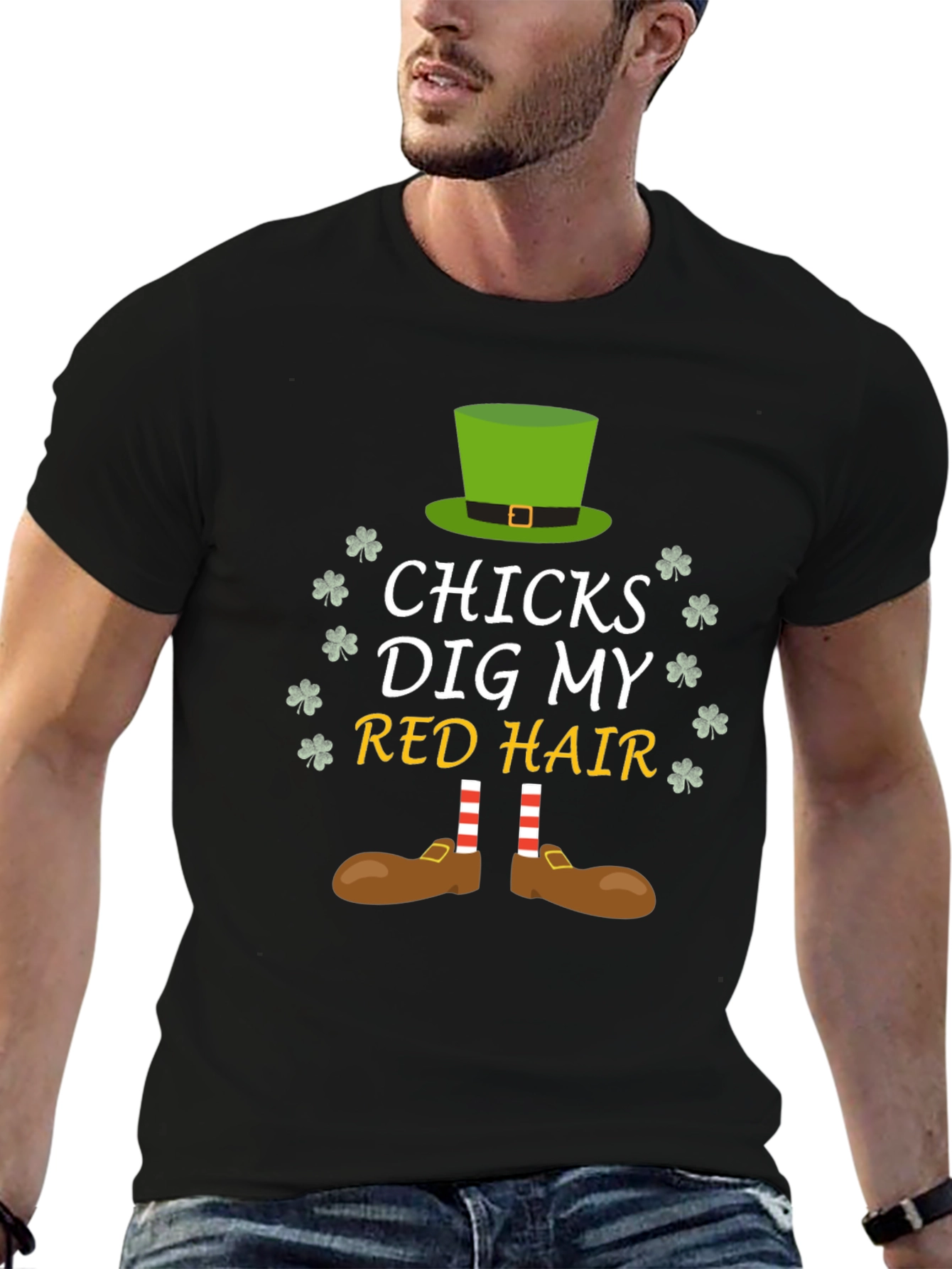 Chicks Dig My Red Hair St. Patricks Day T-Shirt