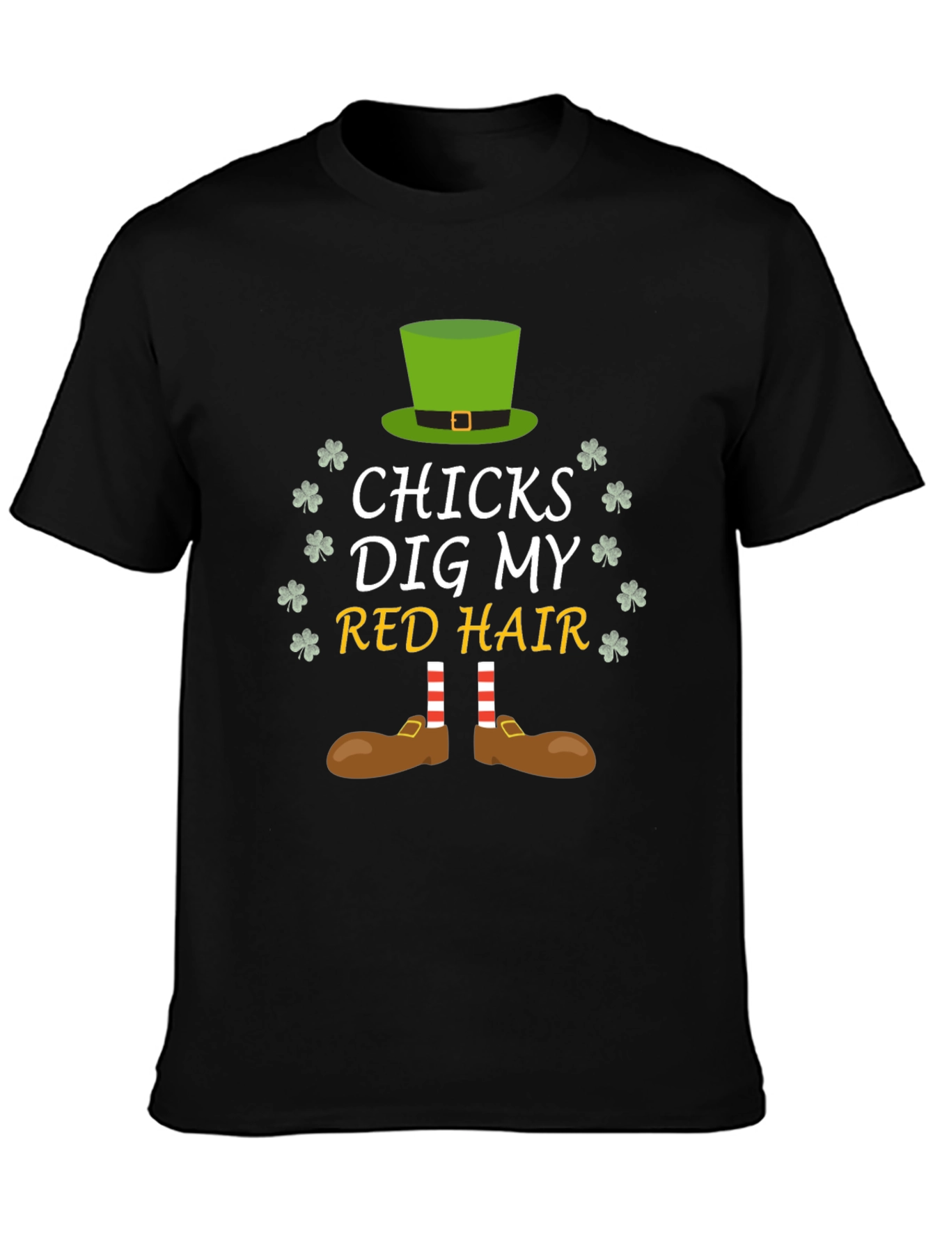 Chicks Dig My Red Hair St. Patricks Day T-Shirt
