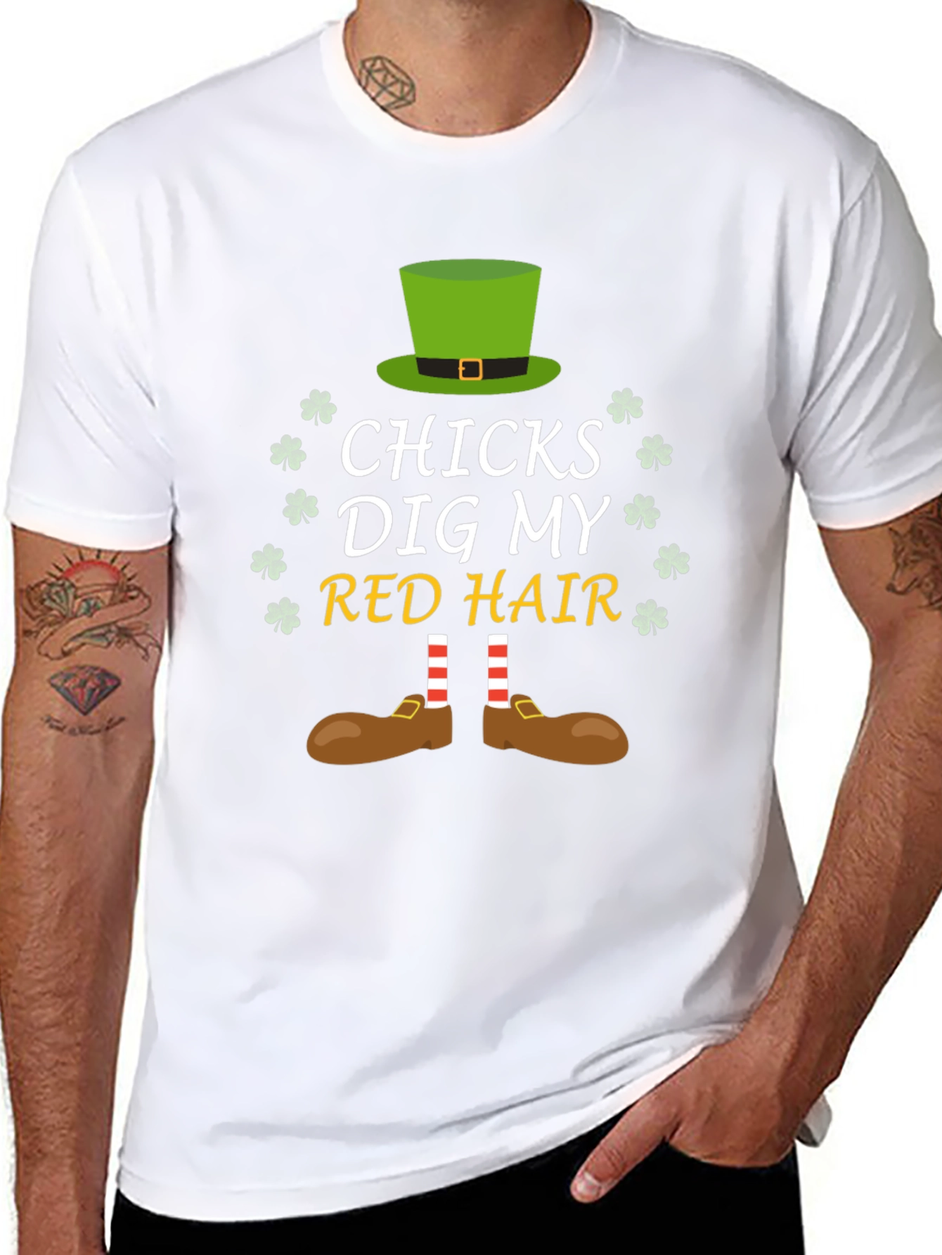 Chicks Dig My Red Hair St. Patricks Day T-Shirt