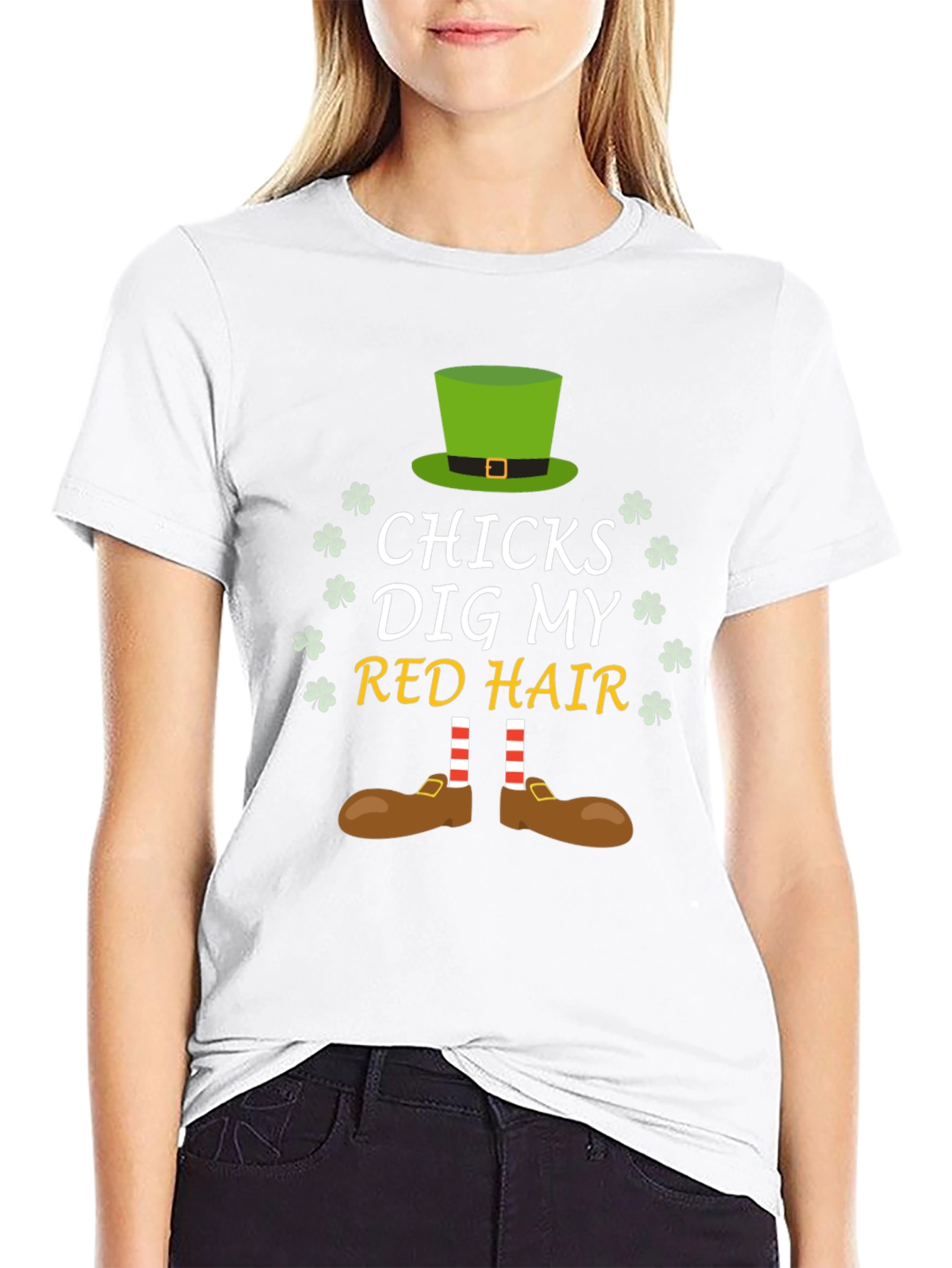 Chicks Dig My Red Hair St. Patricks Day T-Shirt