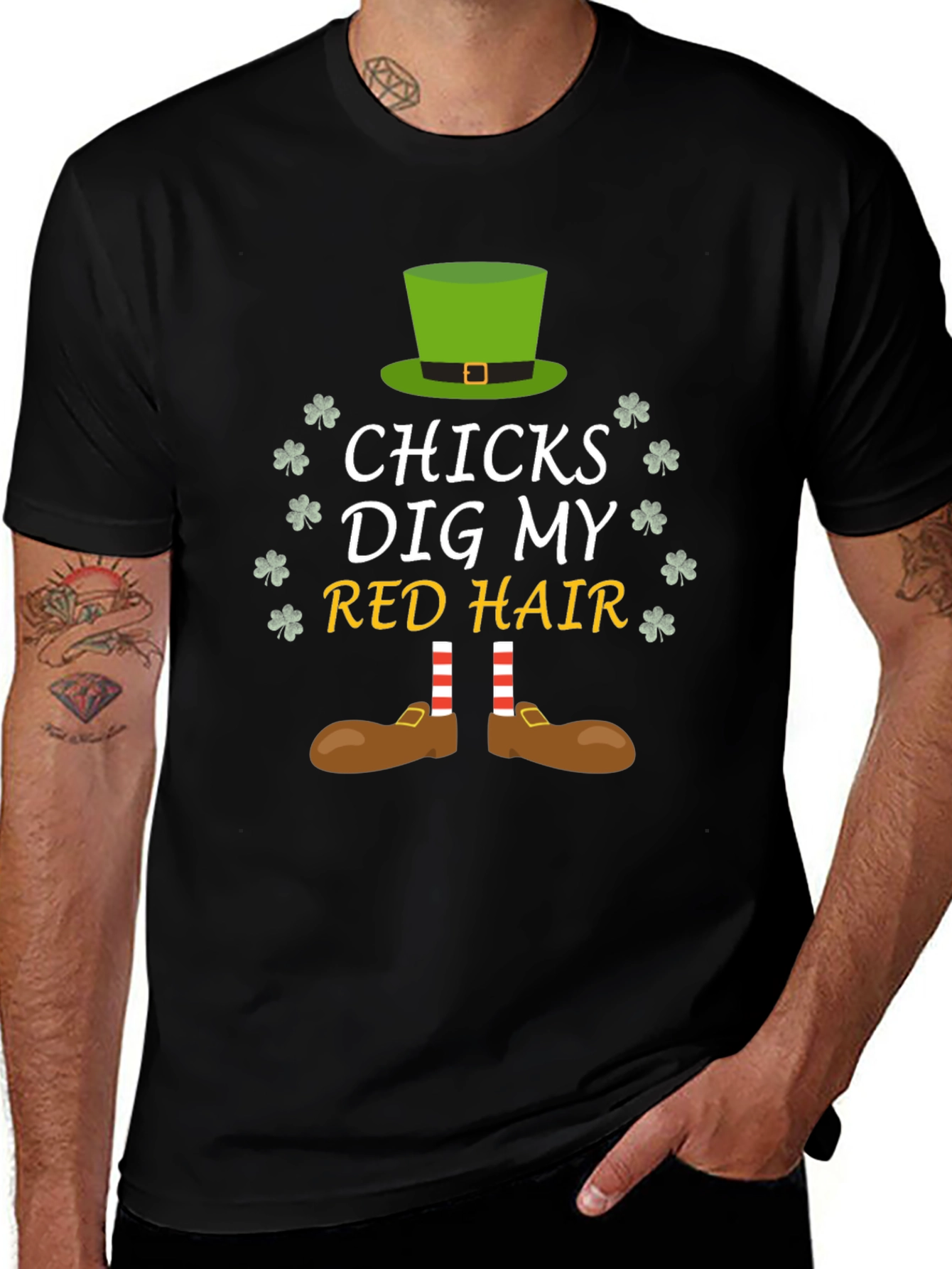 Chicks Dig My Red Hair St. Patricks Day T-Shirt