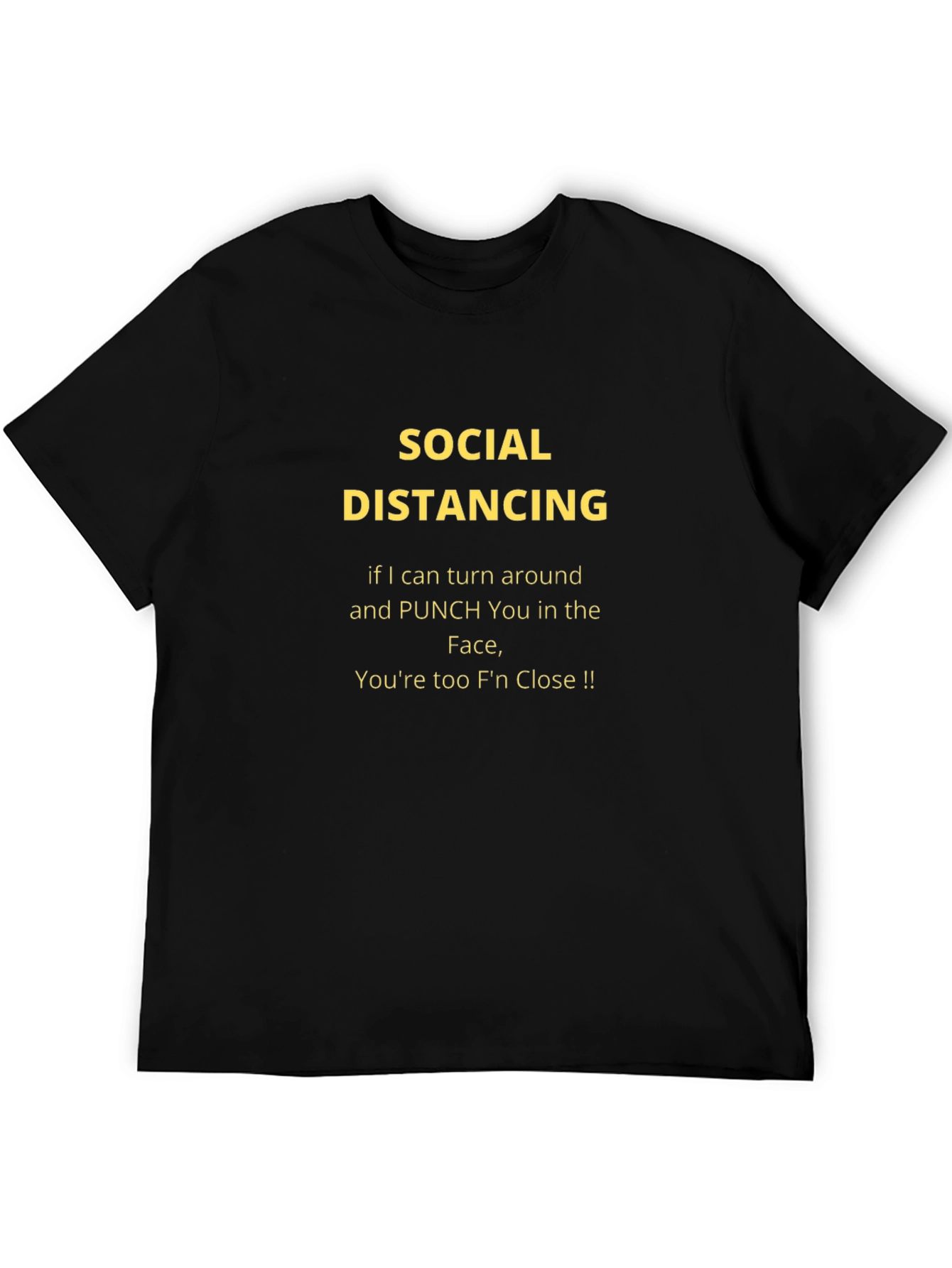 Social Distancing Punch Funny T-Shirt