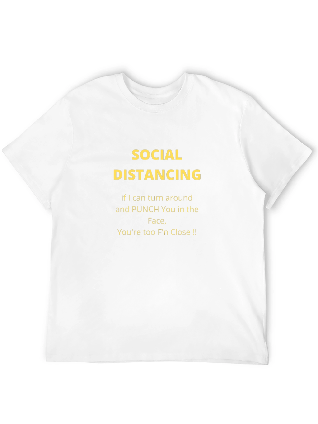 Social Distancing Punch Funny T-Shirt