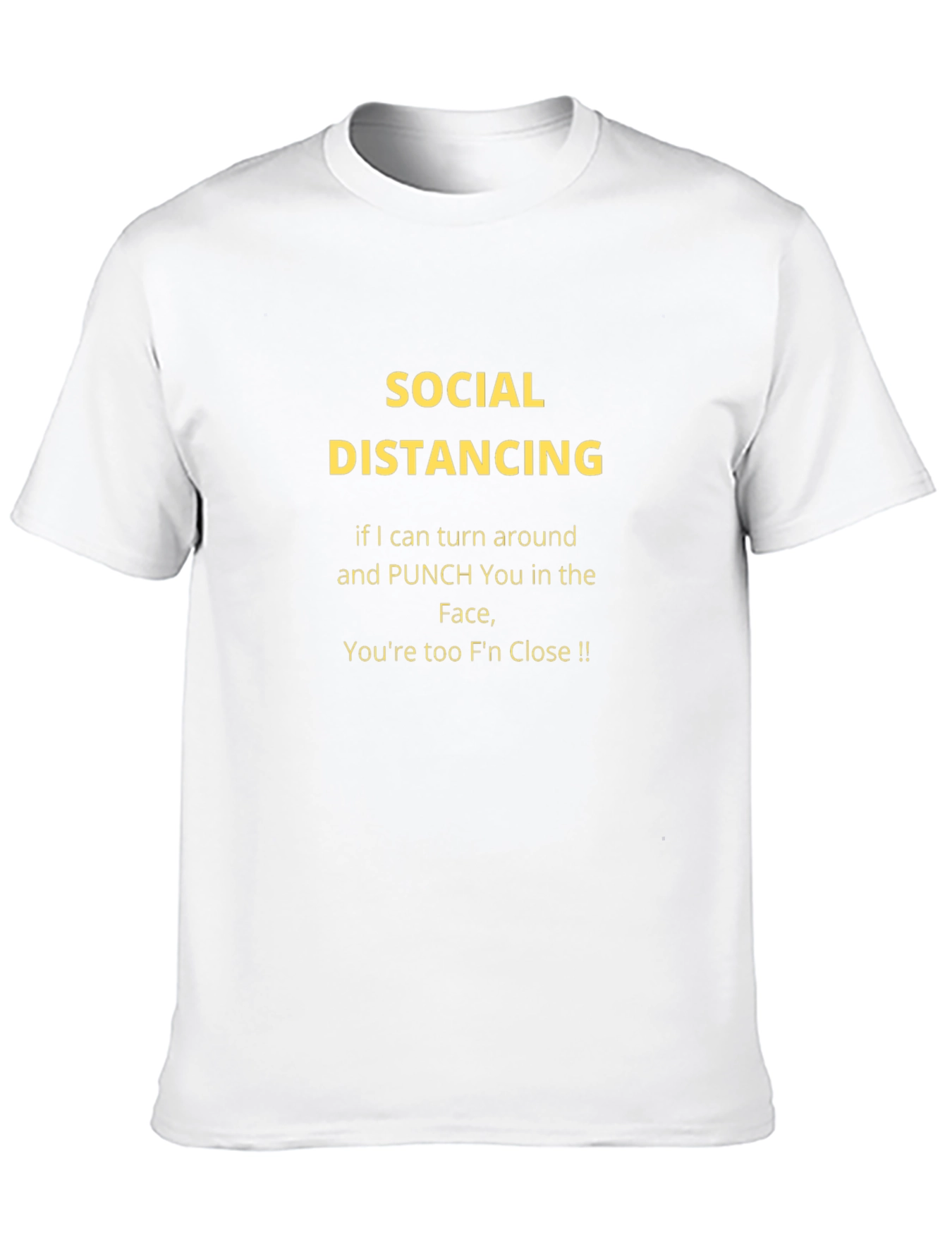 Social Distancing Punch Funny T-Shirt