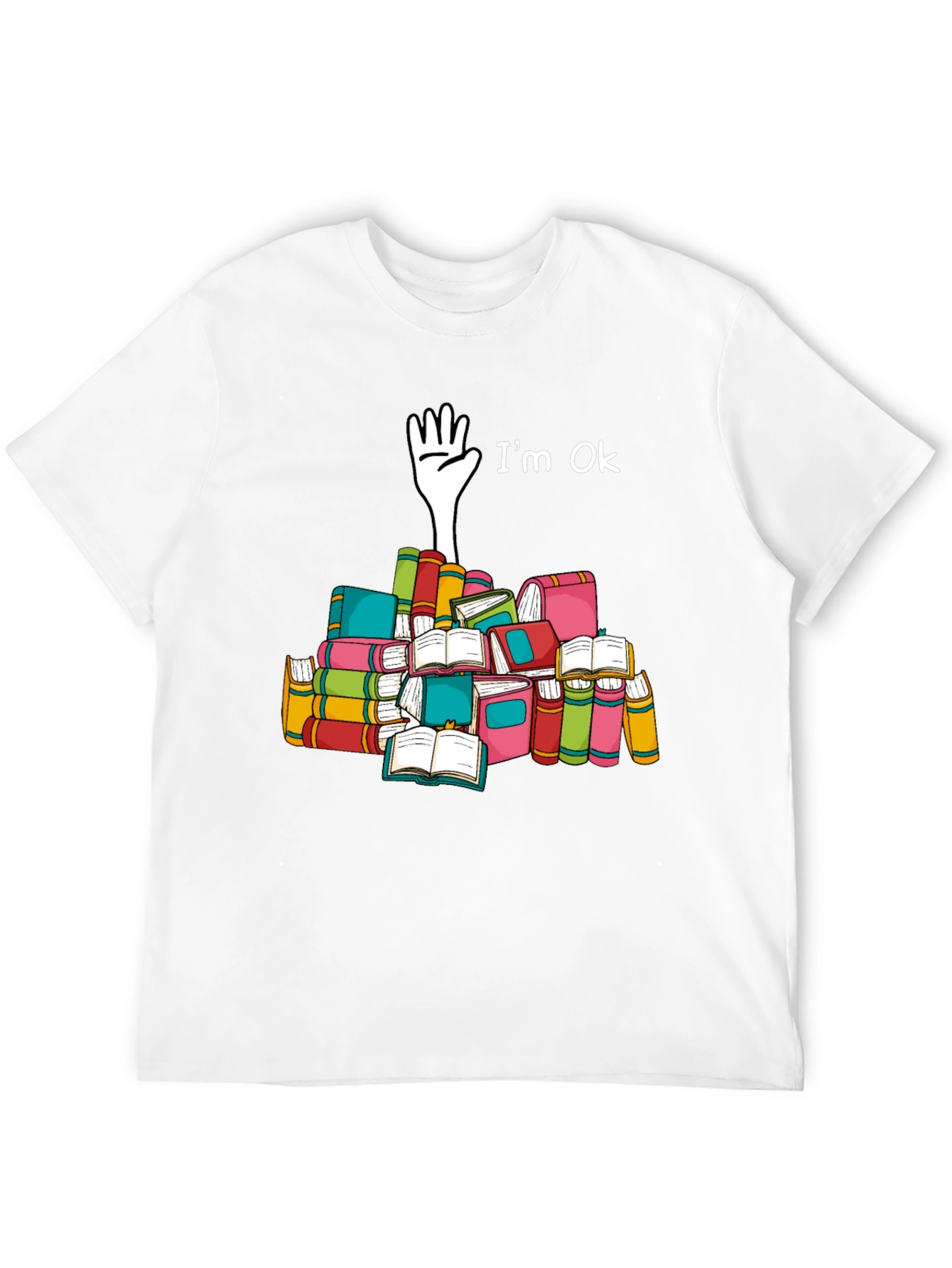 Im Ok Book Lover Graphic Tee