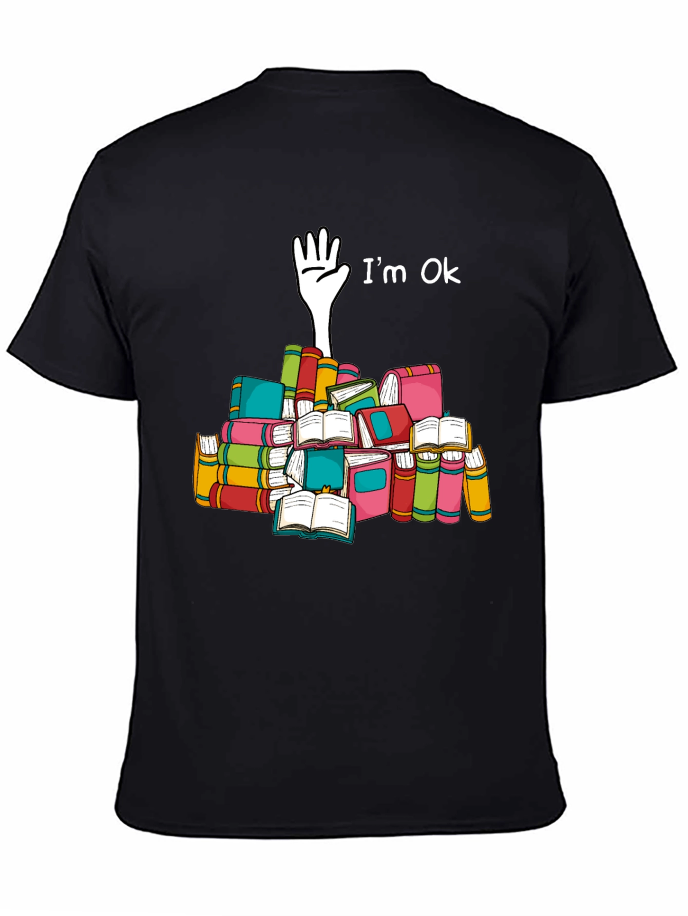 Im Ok Book Lover Graphic Tee