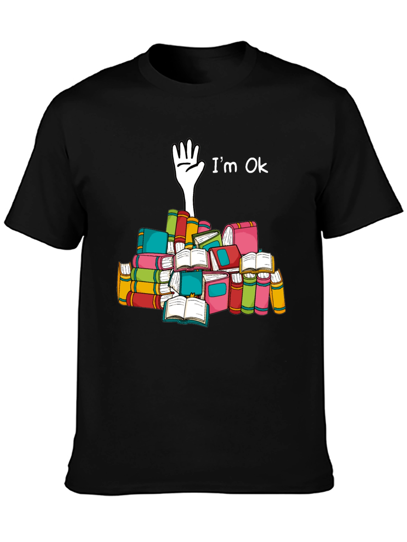 Im Ok Book Lover Graphic Tee