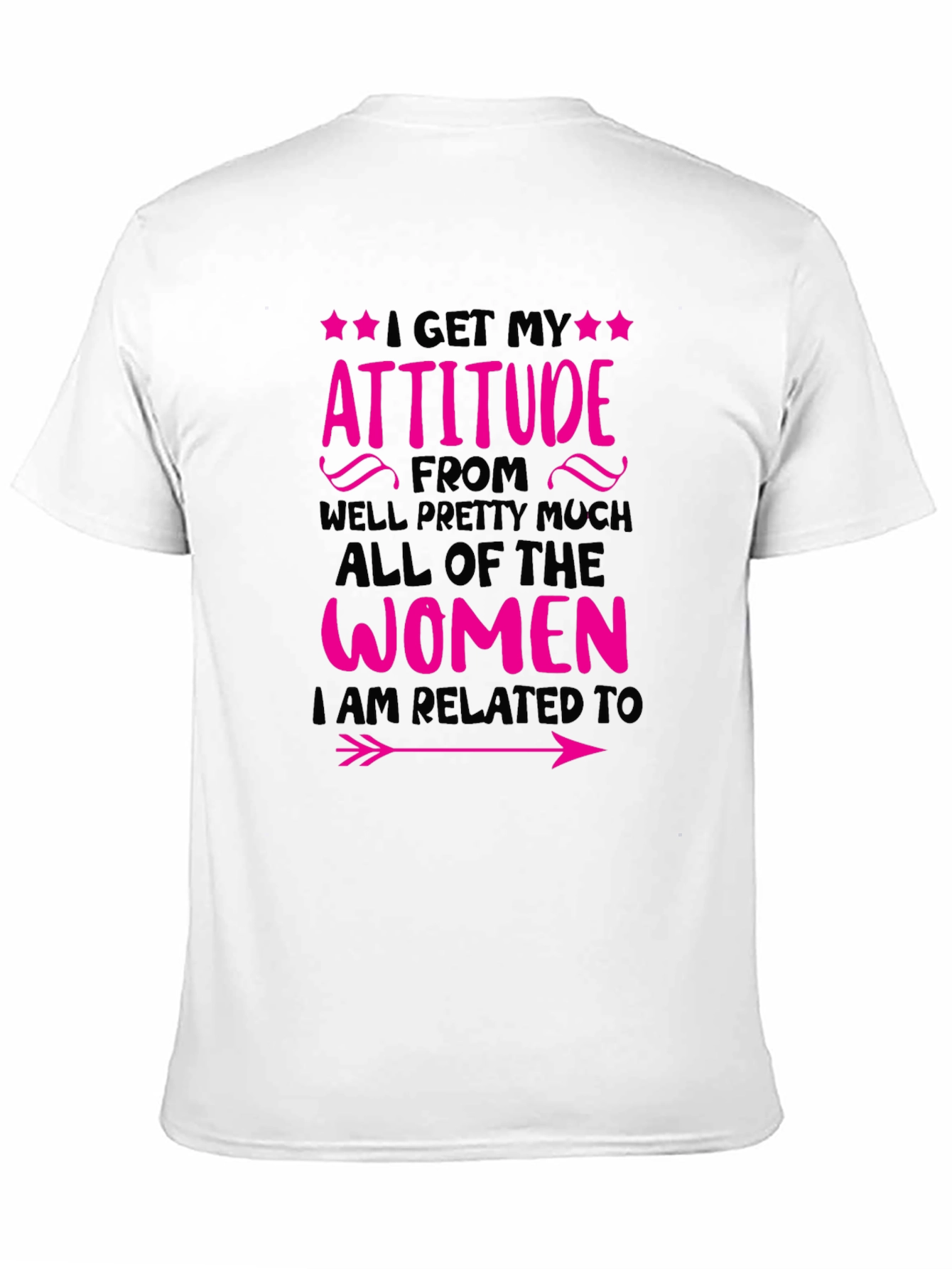 Attitude Women Related To T-Shirt