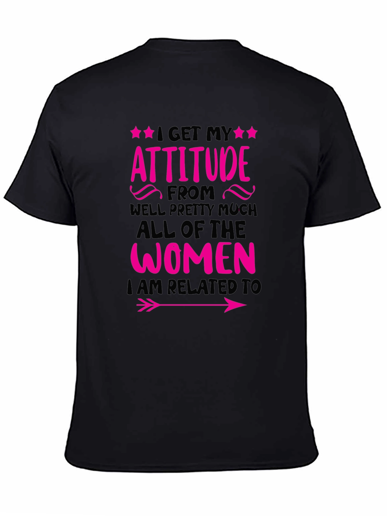 Attitude Women Related To T-Shirt