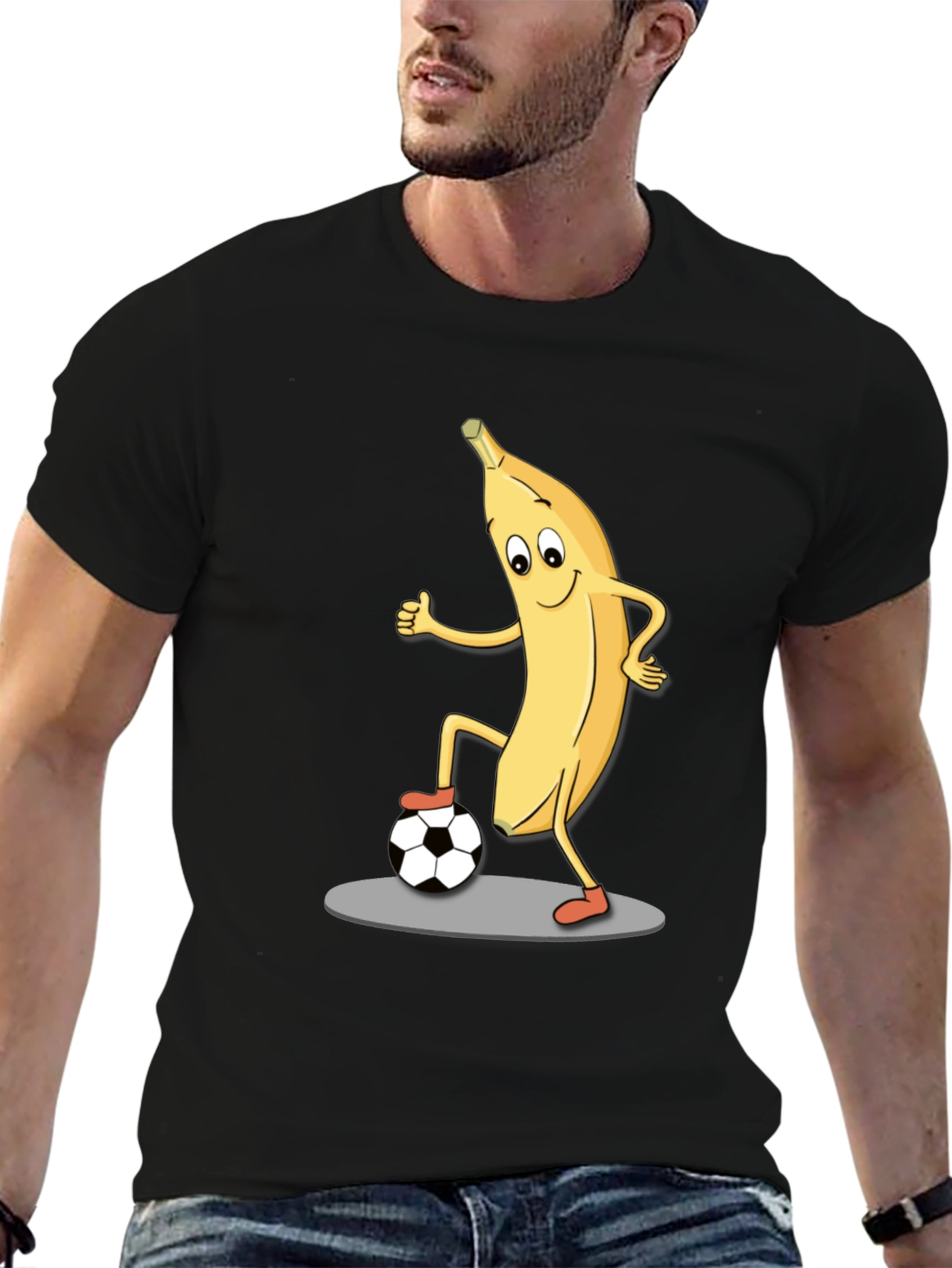 Banana Soccer T-Shirt - Unique & Fun Graphic Tee