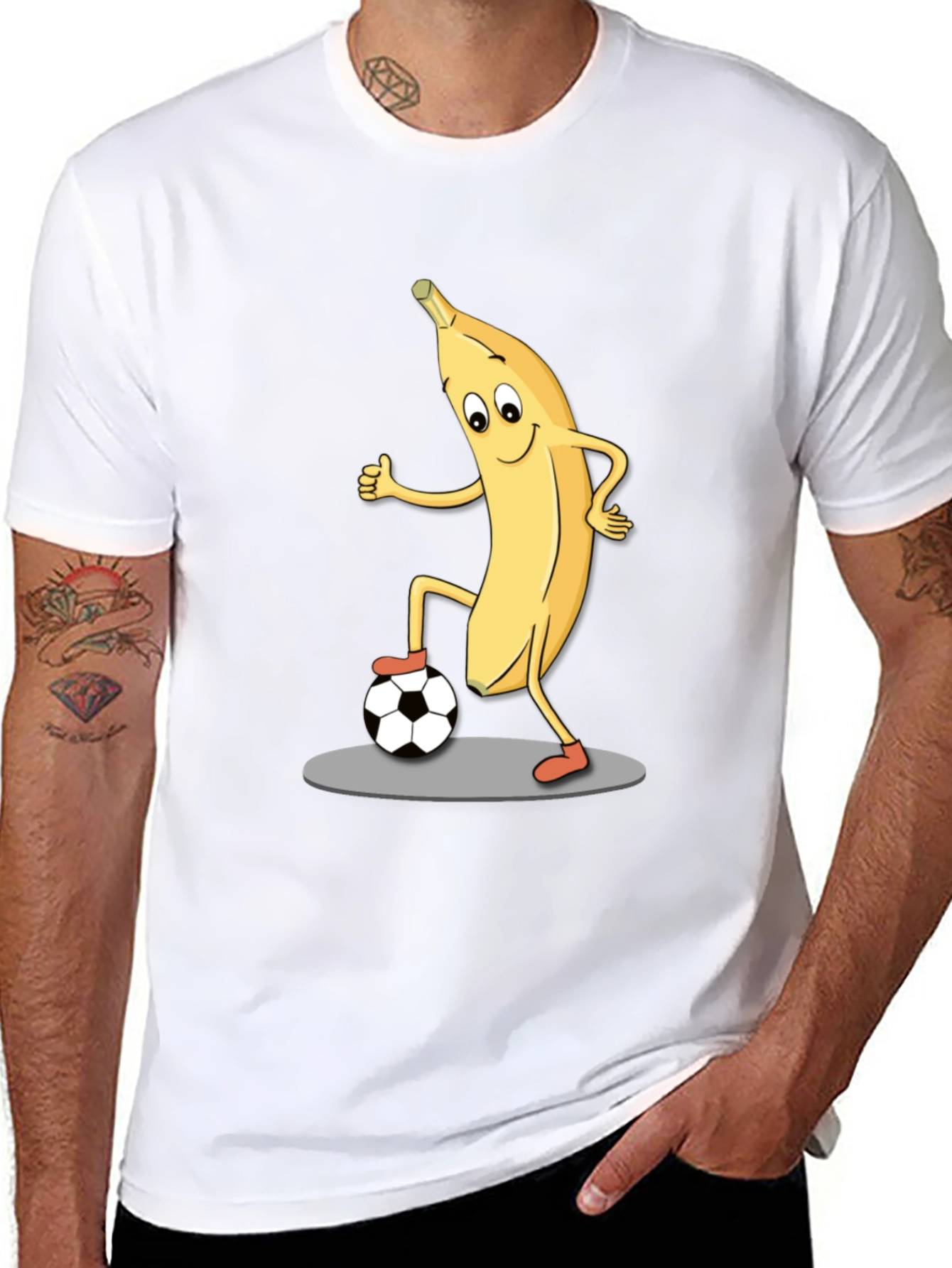 Banana Soccer T-Shirt - Unique & Fun Graphic Tee