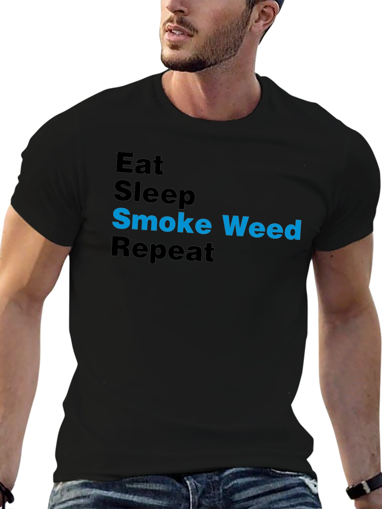 Eat Sleep Smoke Weed Repeat T-Shirt
