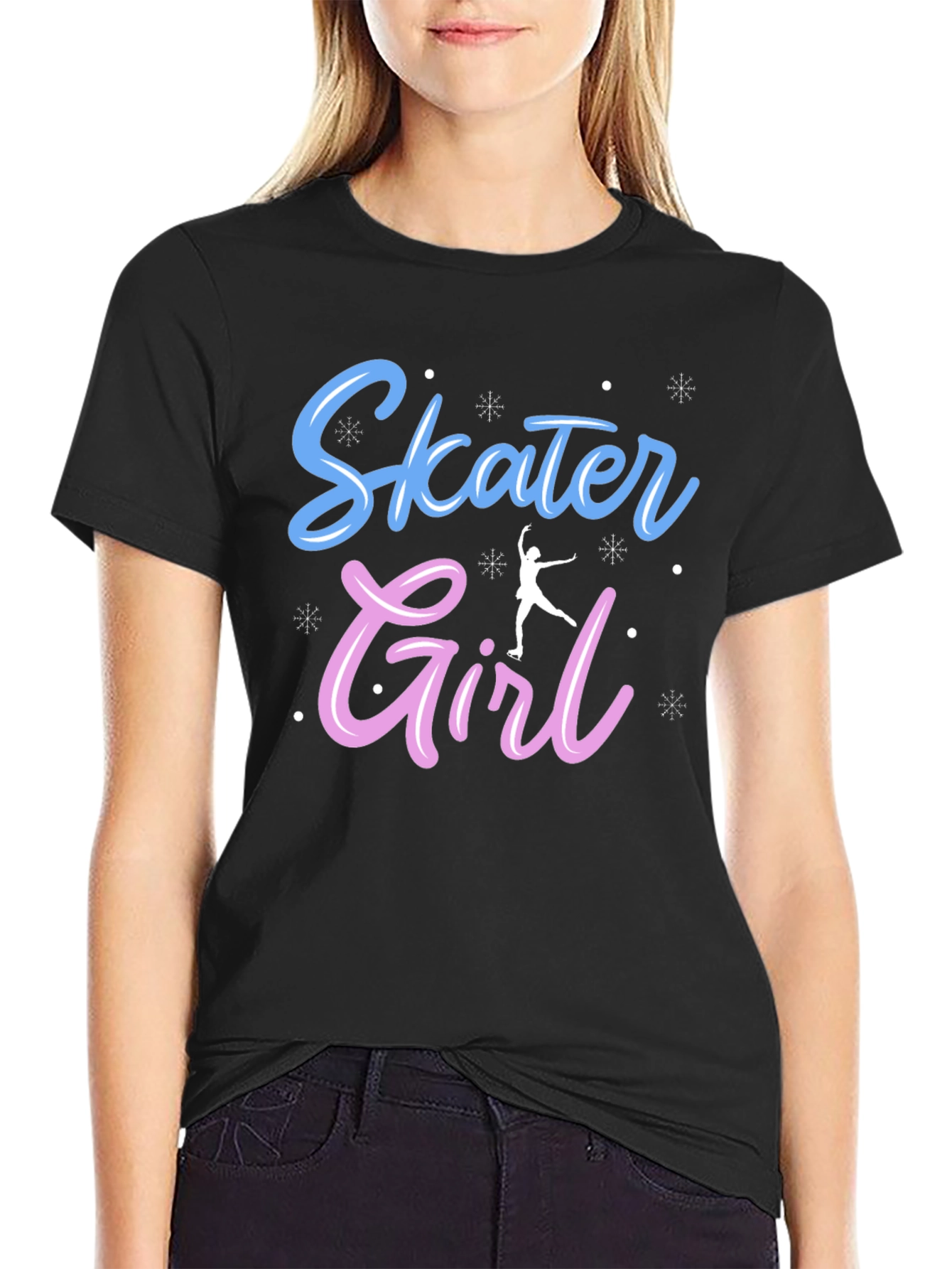 Skater Girl Graphic T-Shirt