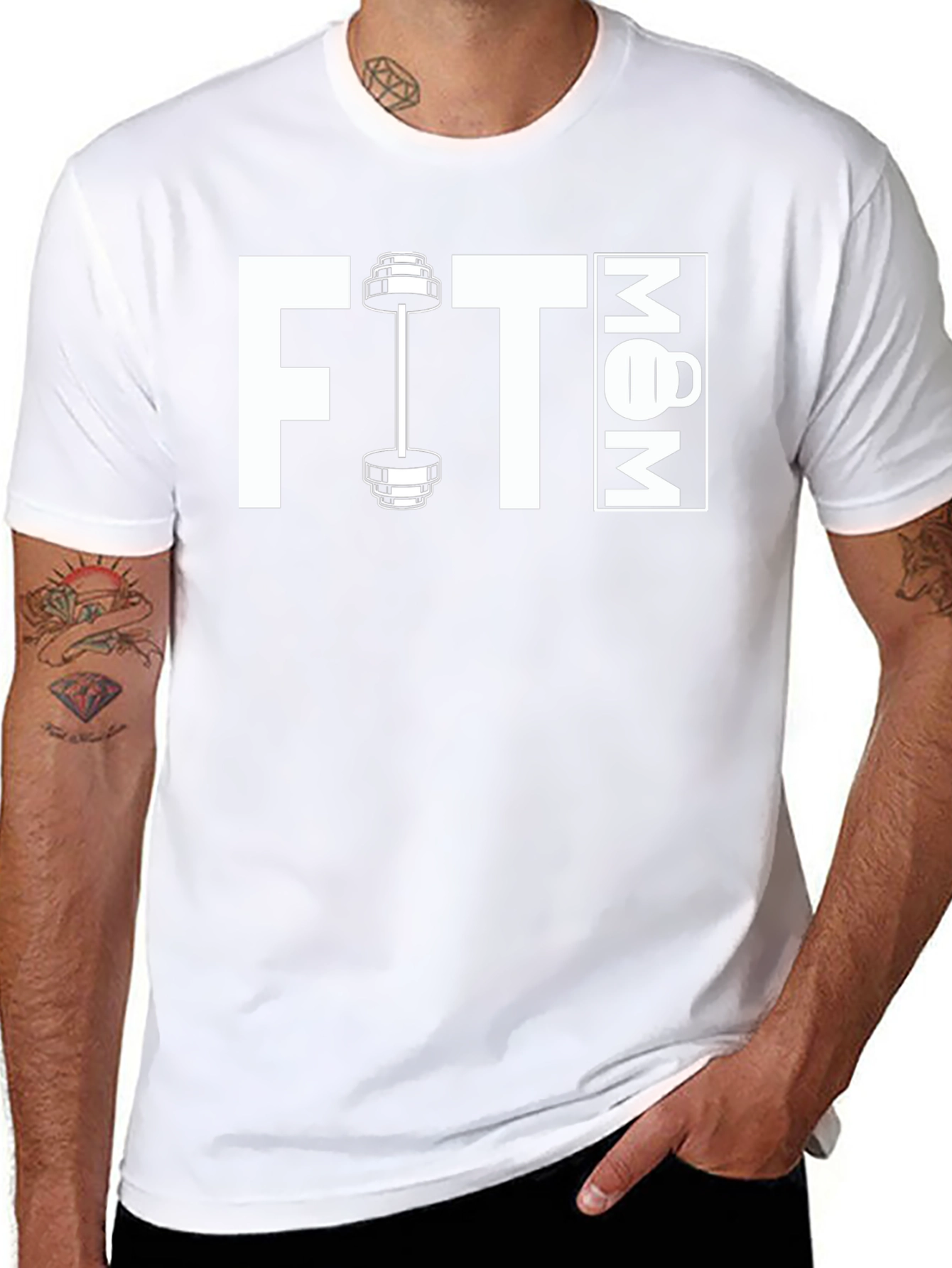 Fit Mom Black T-Shirt