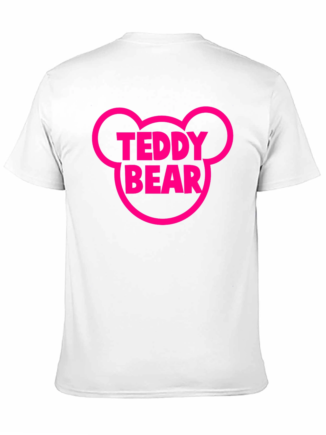 Teddy Bear Mouse Head Black T-Shirt
