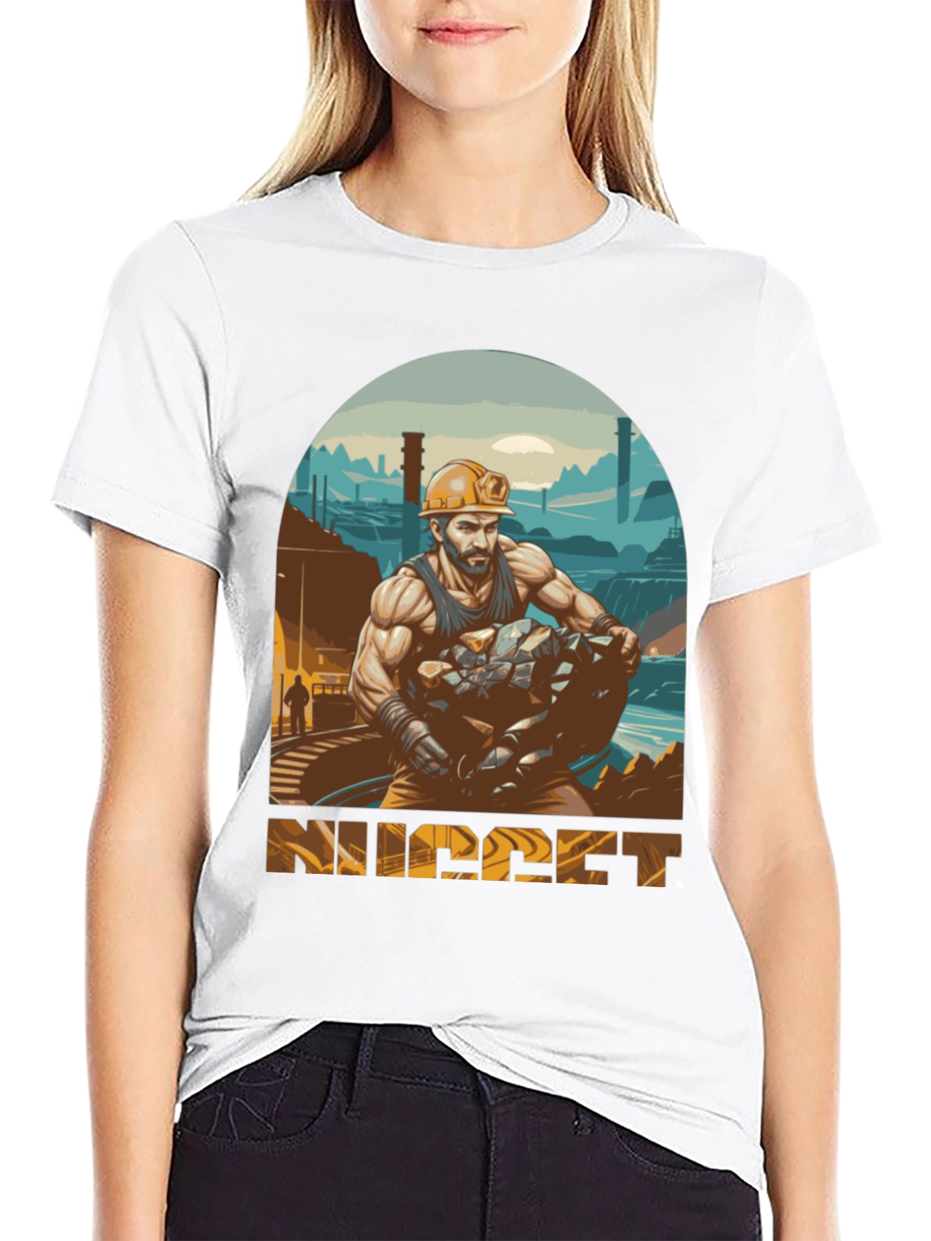 Miner Graphic Tee - Industrial Strength Design