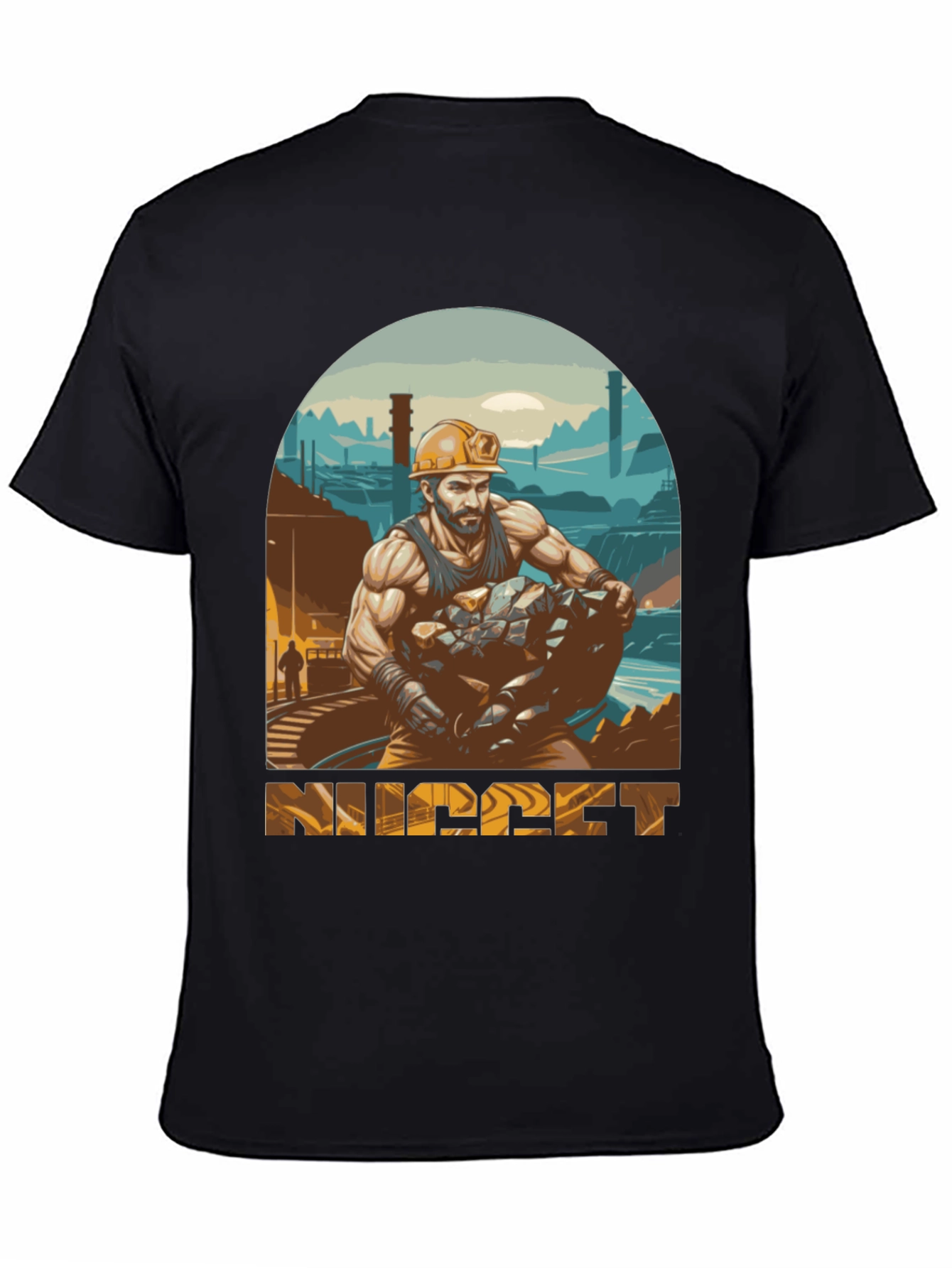 Miner Graphic Tee - Industrial Strength Design