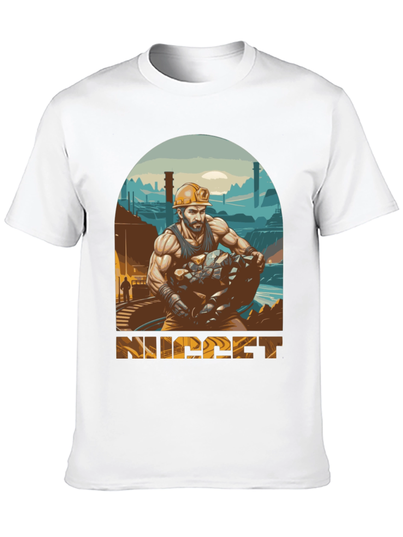 Miner Graphic Tee - Industrial Strength Design