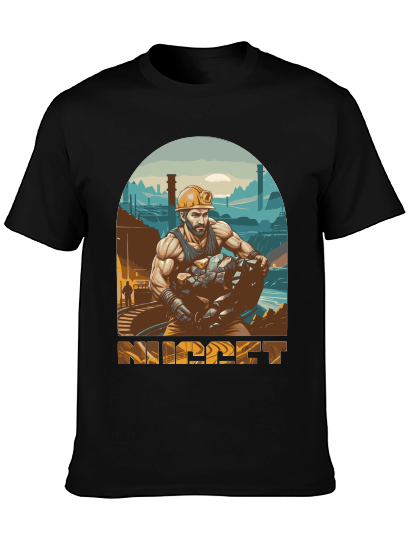 Miner Graphic Tee - Industrial Strength Design