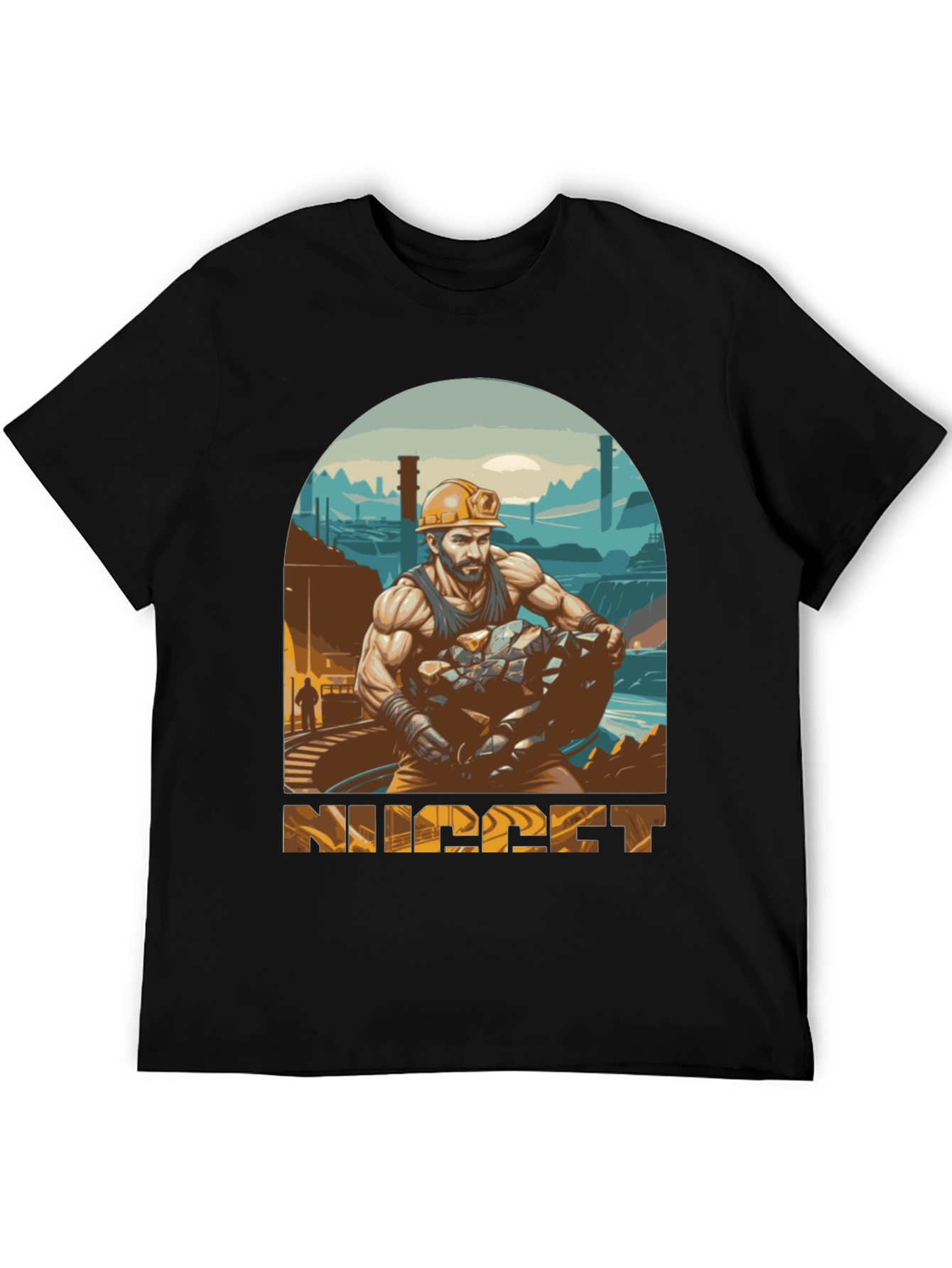 Miner Graphic Tee - Industrial Strength Design
