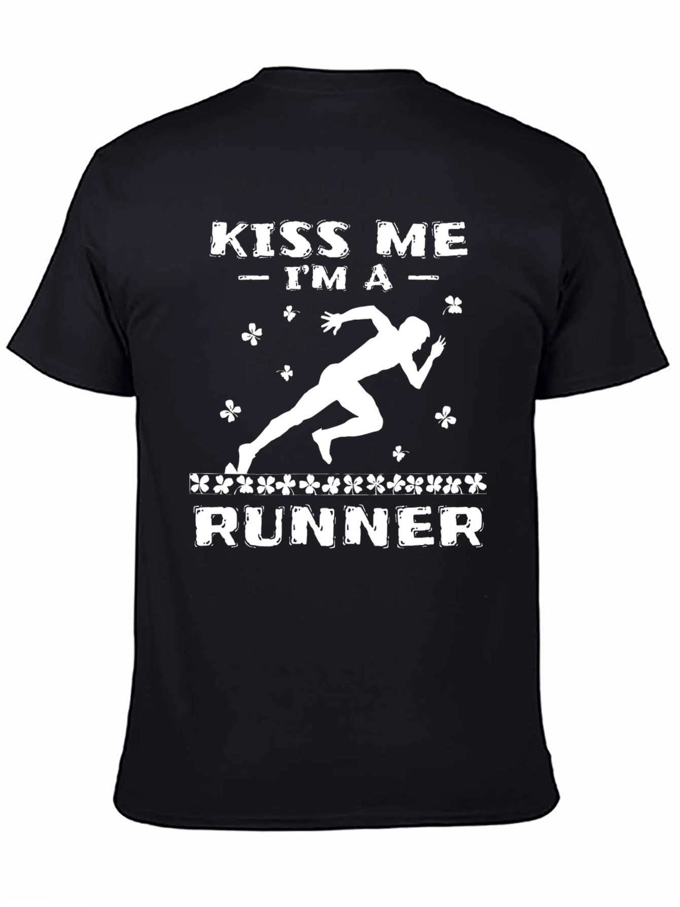 Kiss Me Im A Runner Graphic T-Shirt