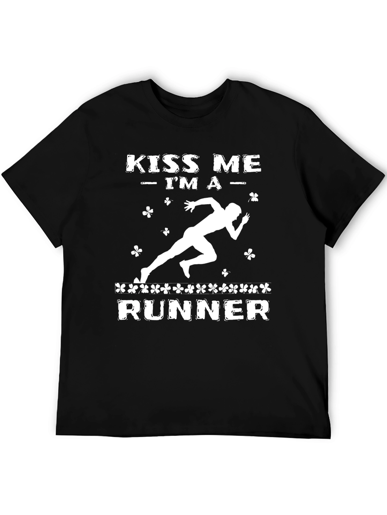 Kiss Me Im A Runner Graphic T-Shirt