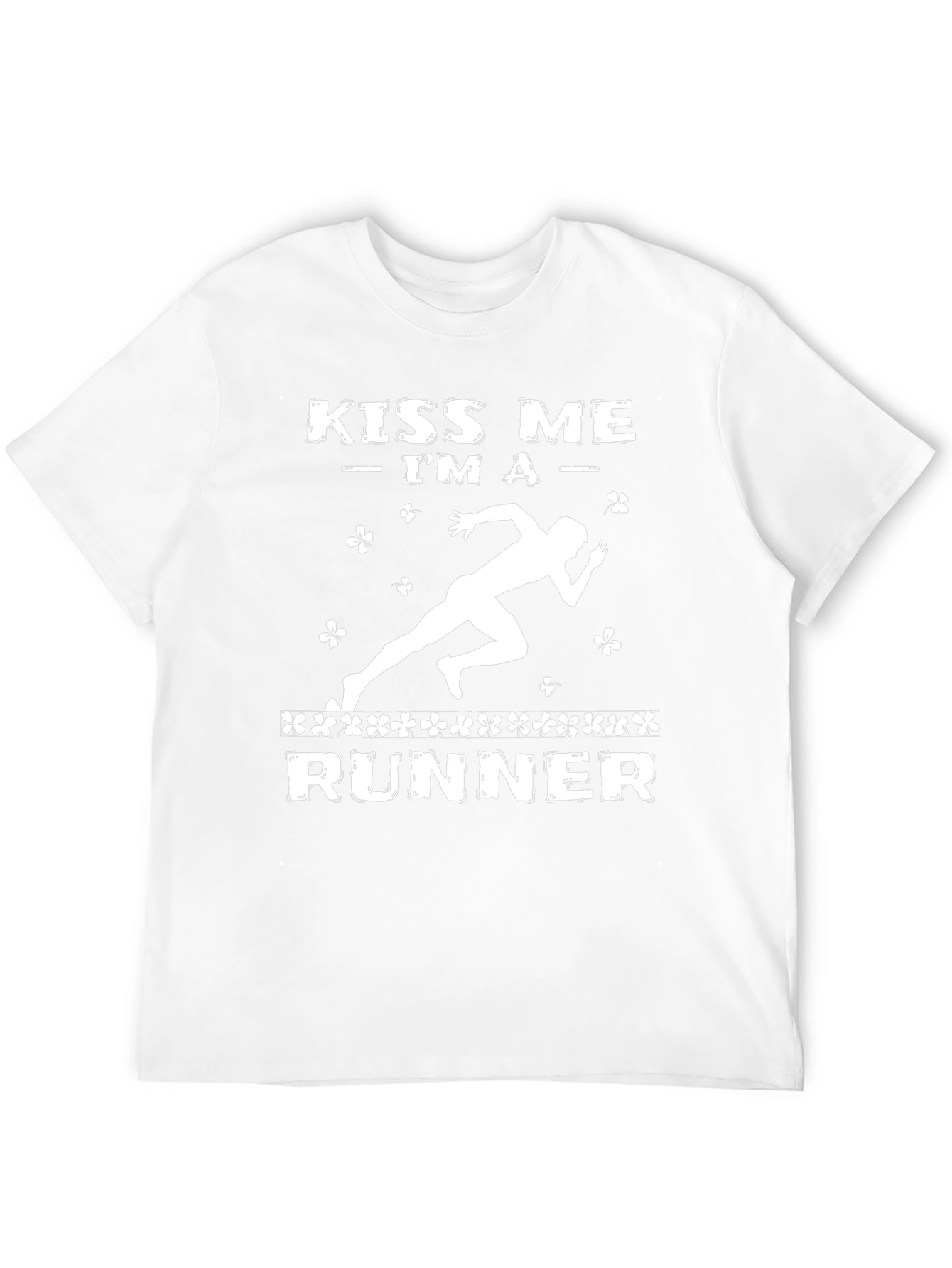 Kiss Me Im A Runner Graphic T-Shirt