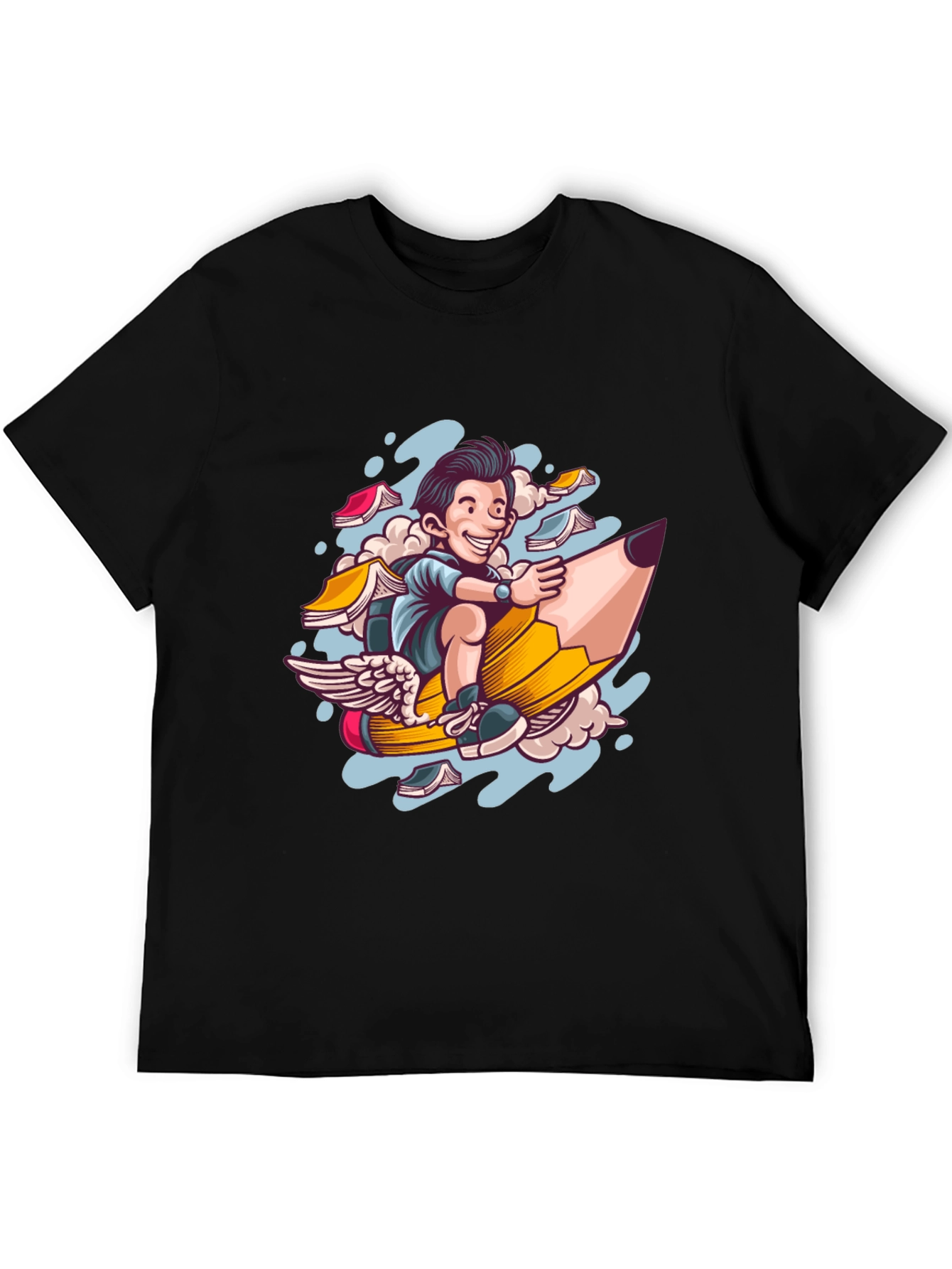 Pencil Ride T-Shirt - Fly High with Imagination!