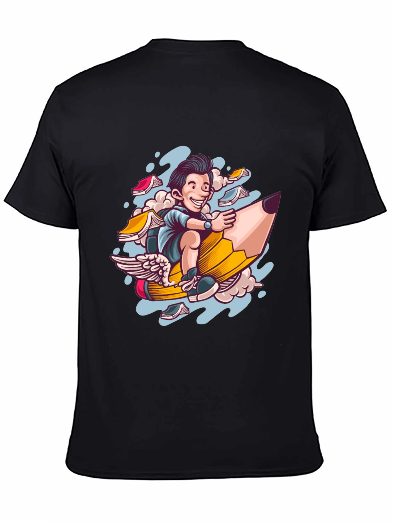 Pencil Ride T-Shirt - Fly High with Imagination!