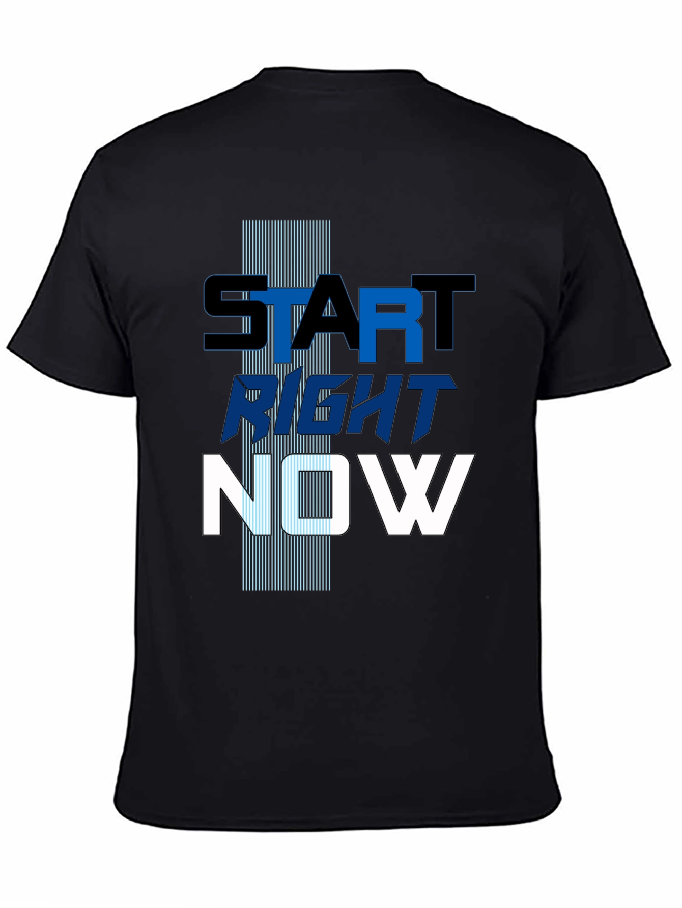 Start Right Now Mens Graphic Tee - Inspiring Design