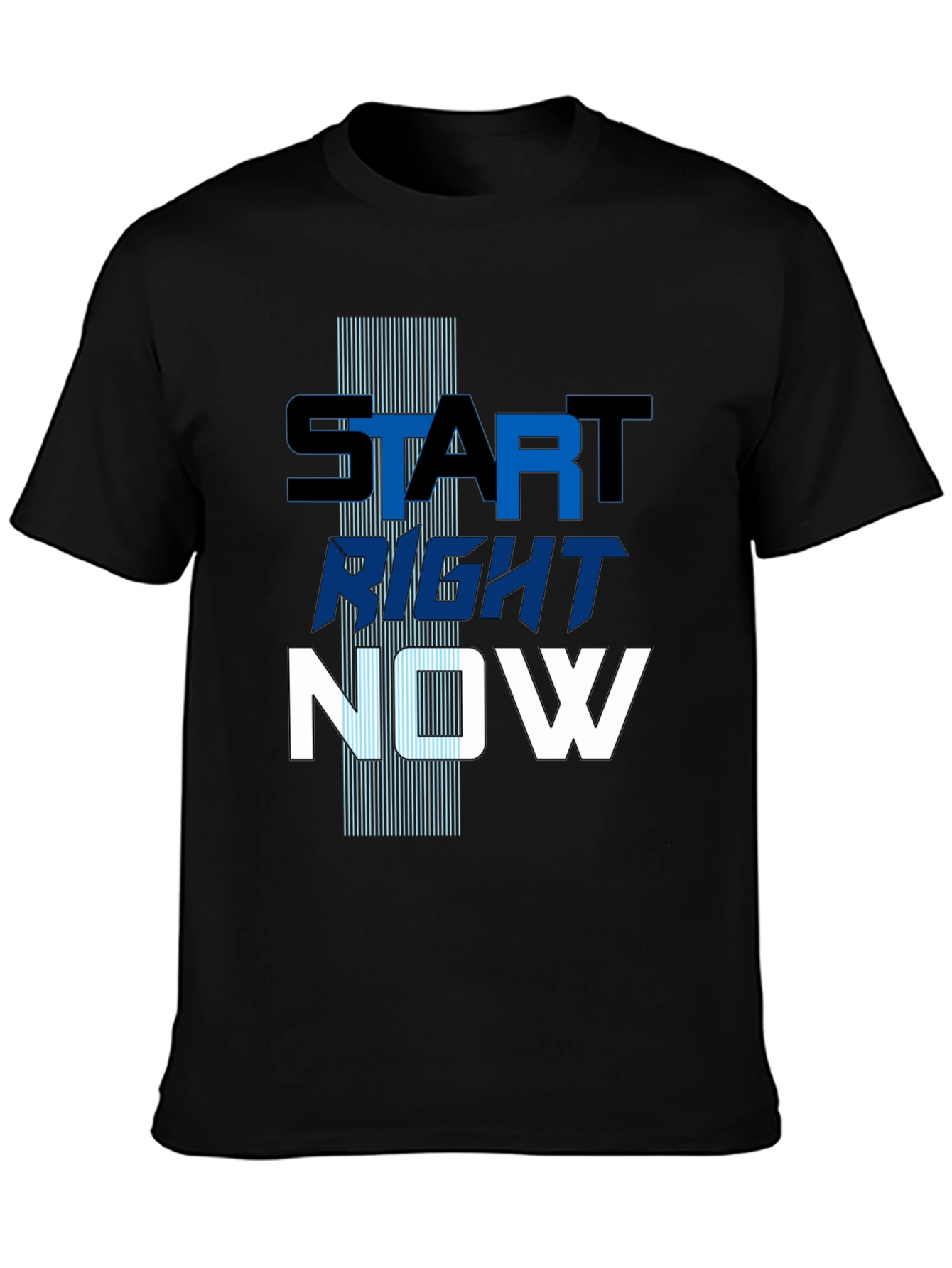 Start Right Now Mens Graphic Tee - Inspiring Design