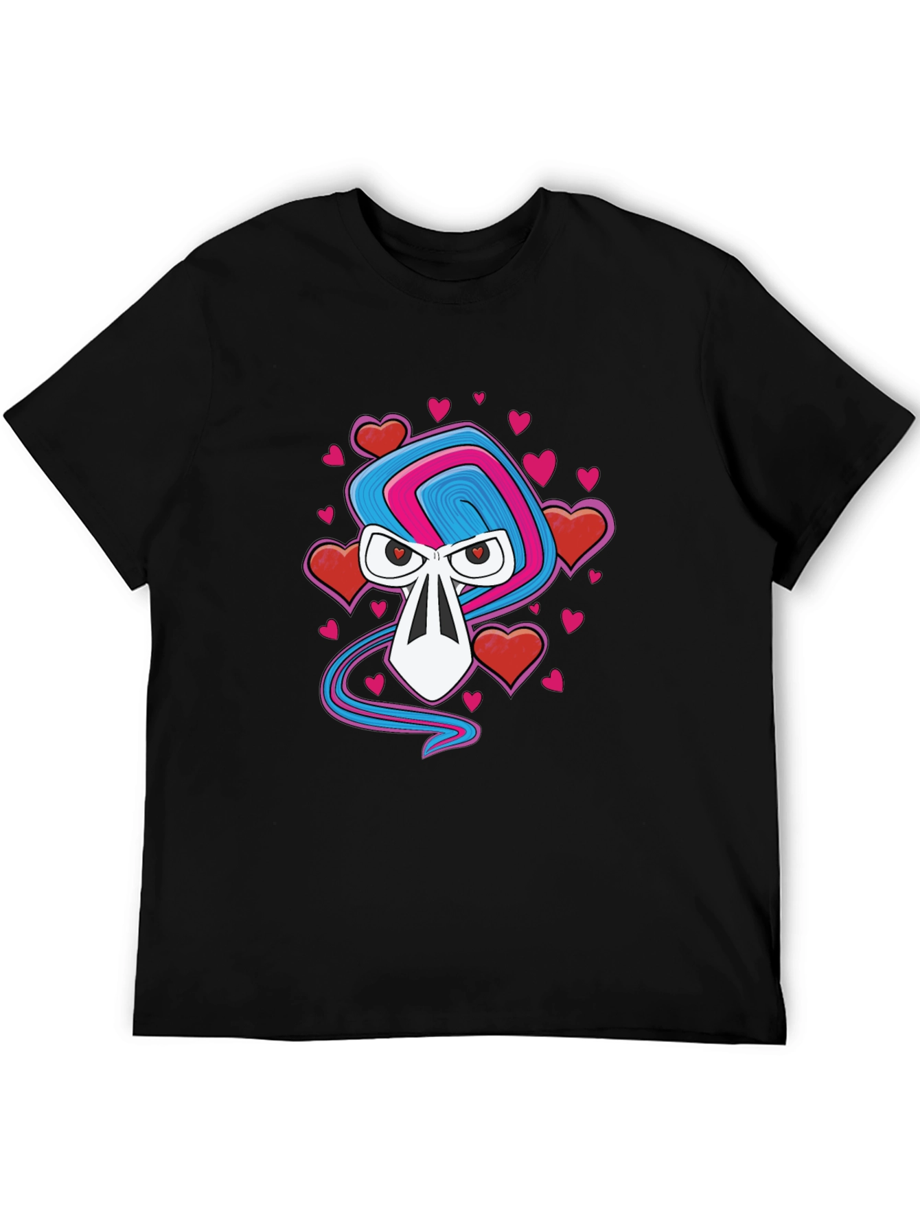 Heart Ghost T-Shirt - Spooky Valentines Day Tee