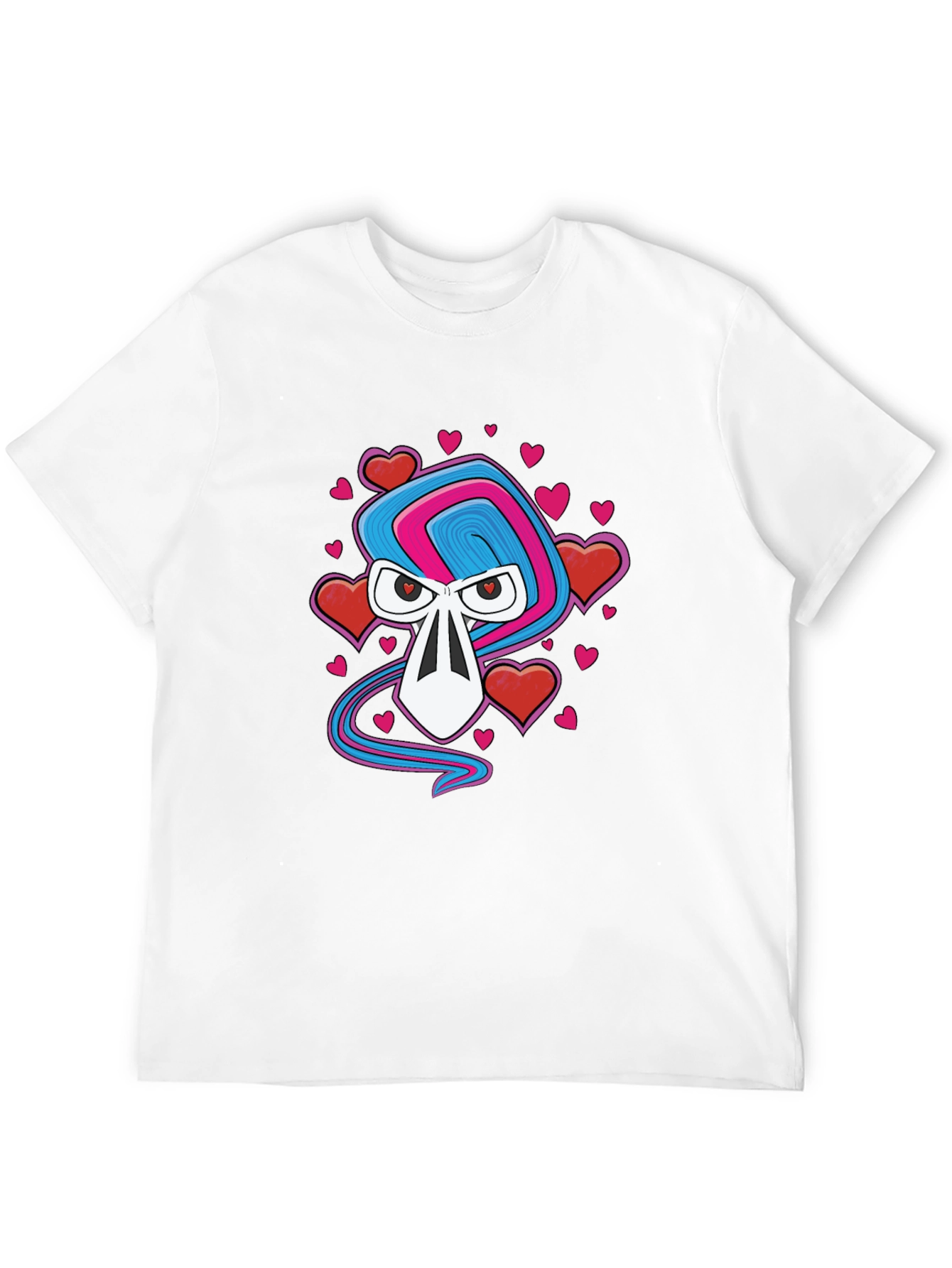 Heart Ghost T-Shirt - Spooky Valentines Day Tee