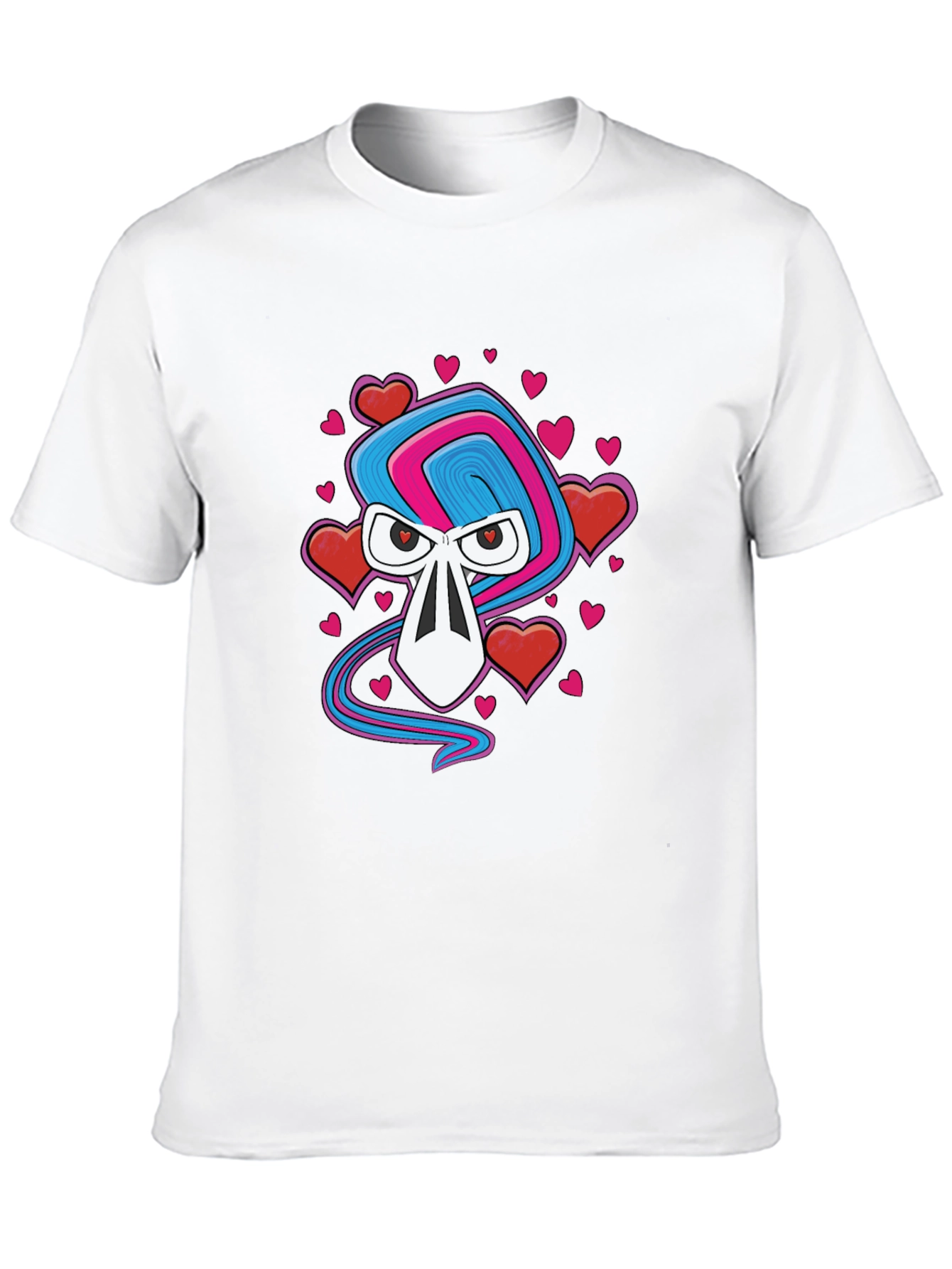 Heart Ghost T-Shirt - Spooky Valentines Day Tee